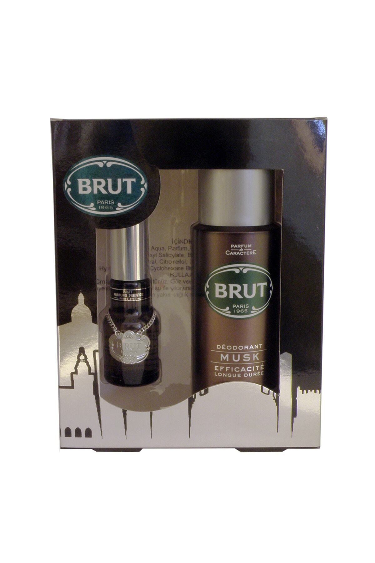 Brut Madalyon Musk Edt 30 ml Erkek Parfüm +200 ml Erkek Deodorant Seti 8681413202162