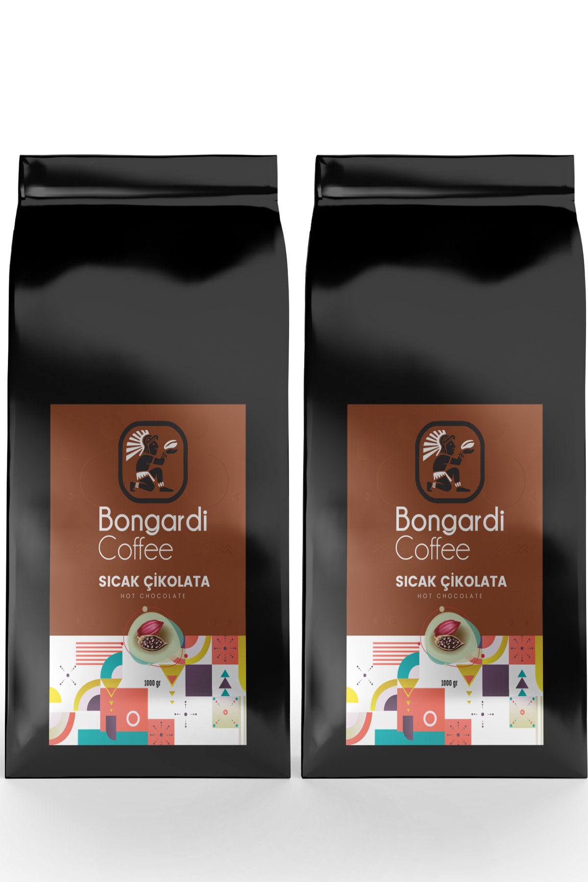 Bongardi Coffee 2x1000 gr Sıcak Çikolata Kakao Tozu Cezvede Ev Yapımı Sıcak Çikolata Makinesi Uyumlu