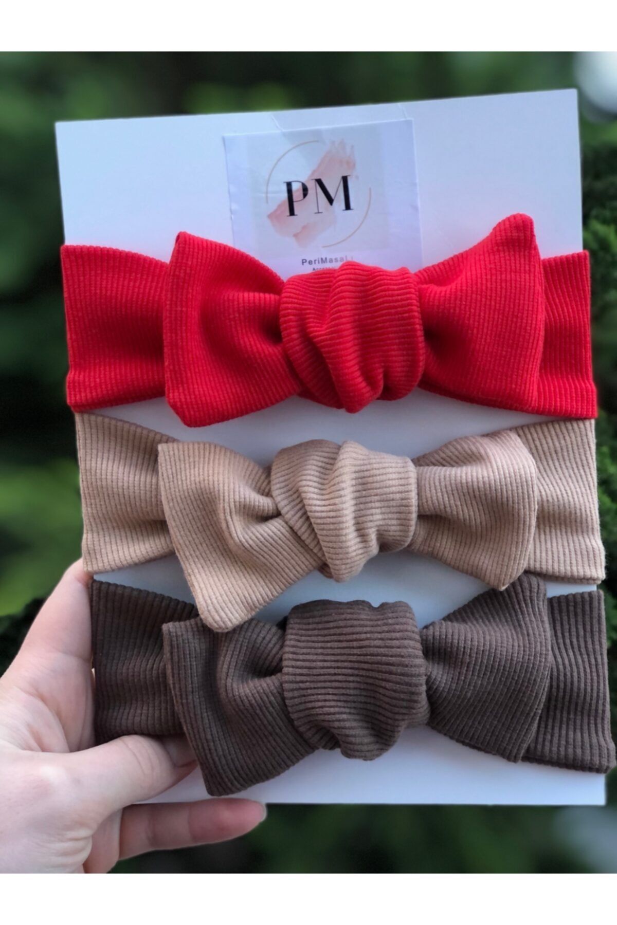 Peri Masalı Kız Çocuk Ribana Bandana 3'lü Set