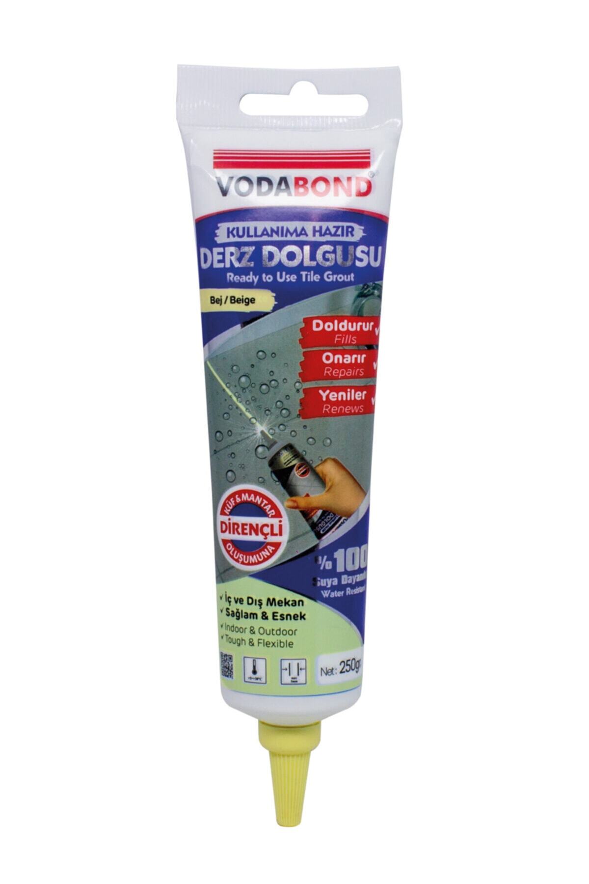 Vodabond Kullanıma Hazır Derz Dolgu 250 gr  Bej Renk