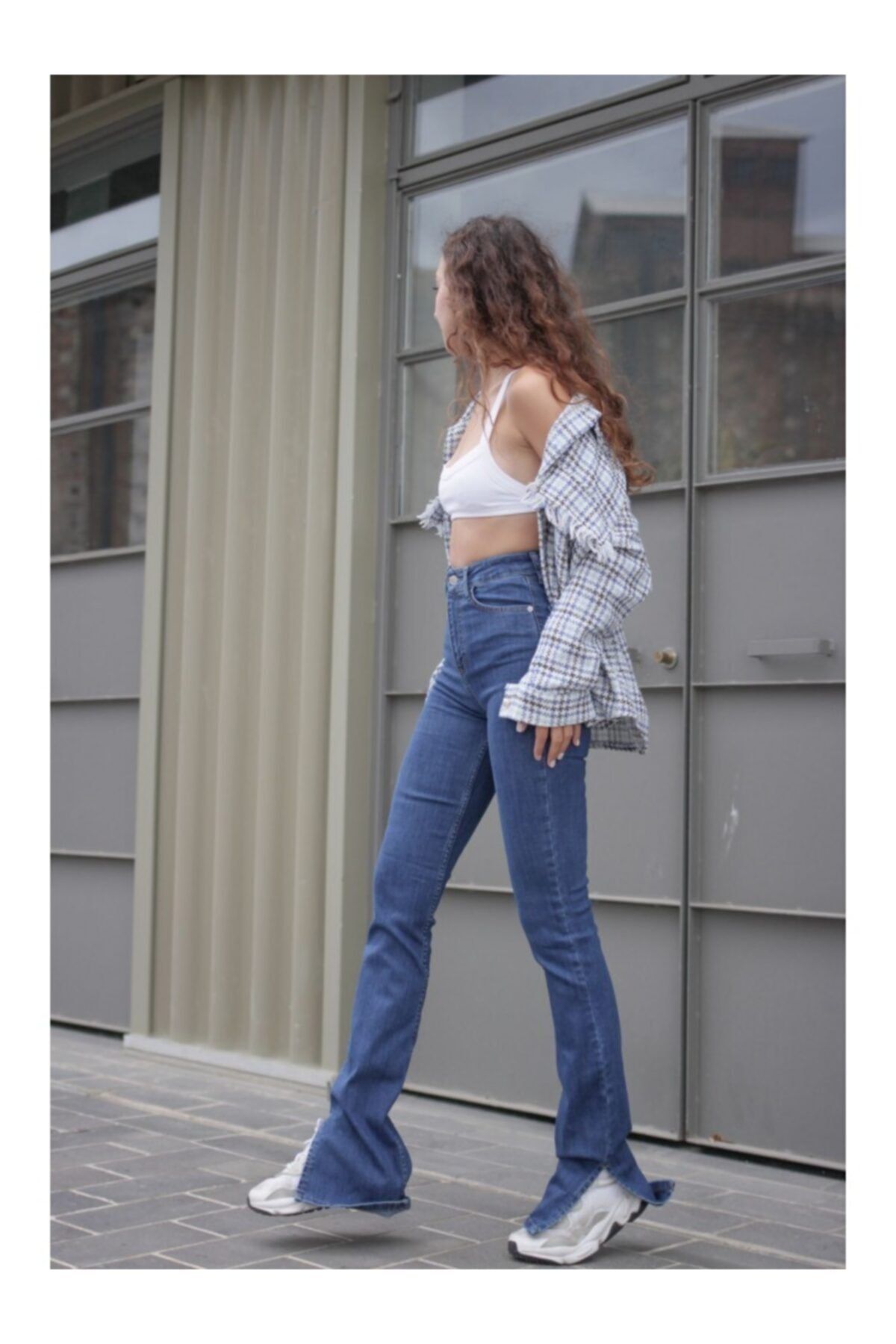 Look Kadıköy Paça Yırtmaç Skinny Kadın Jean