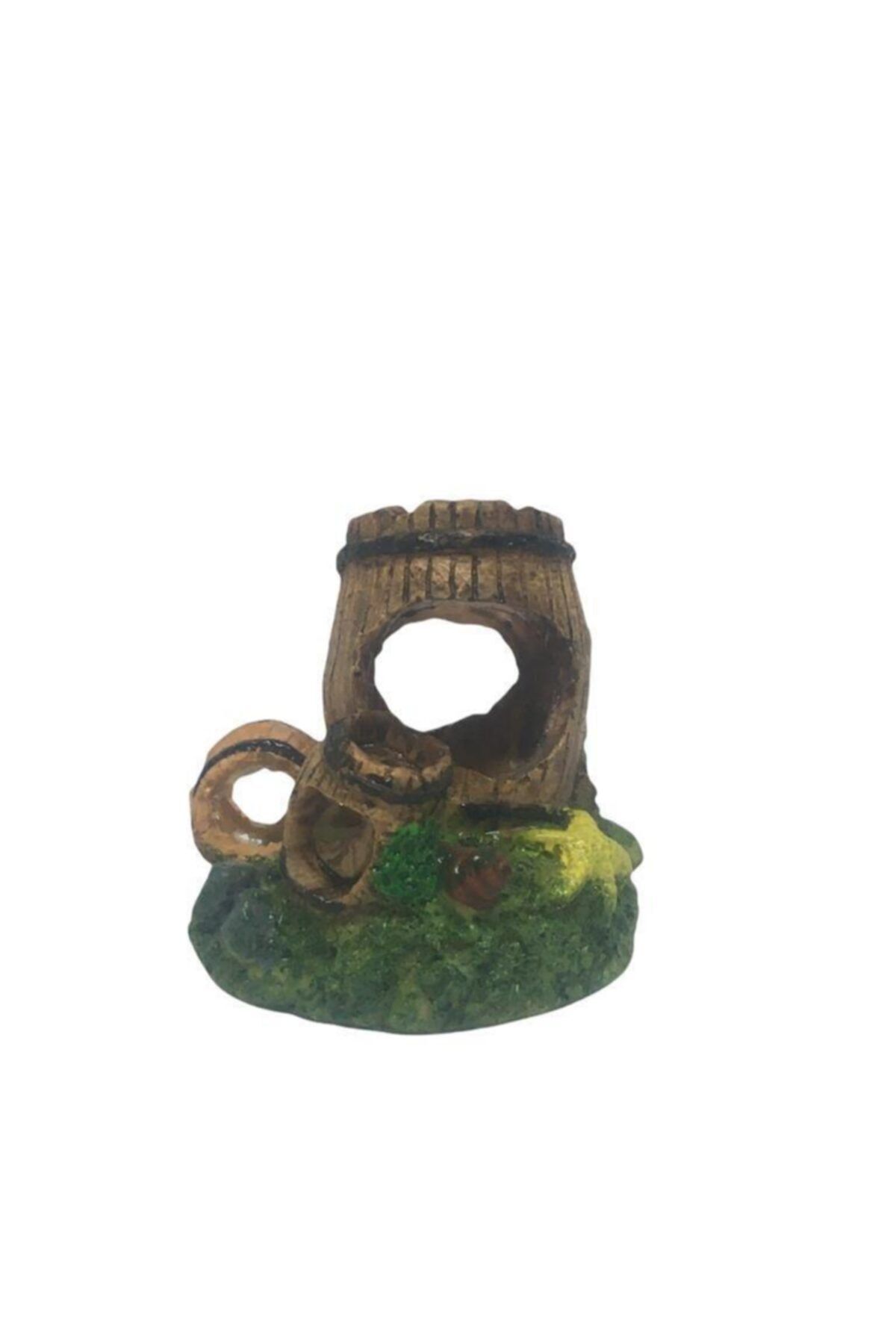 Oripet Akvaryum Dekoru Küçük Fıçı Ithal 10x10 Cm