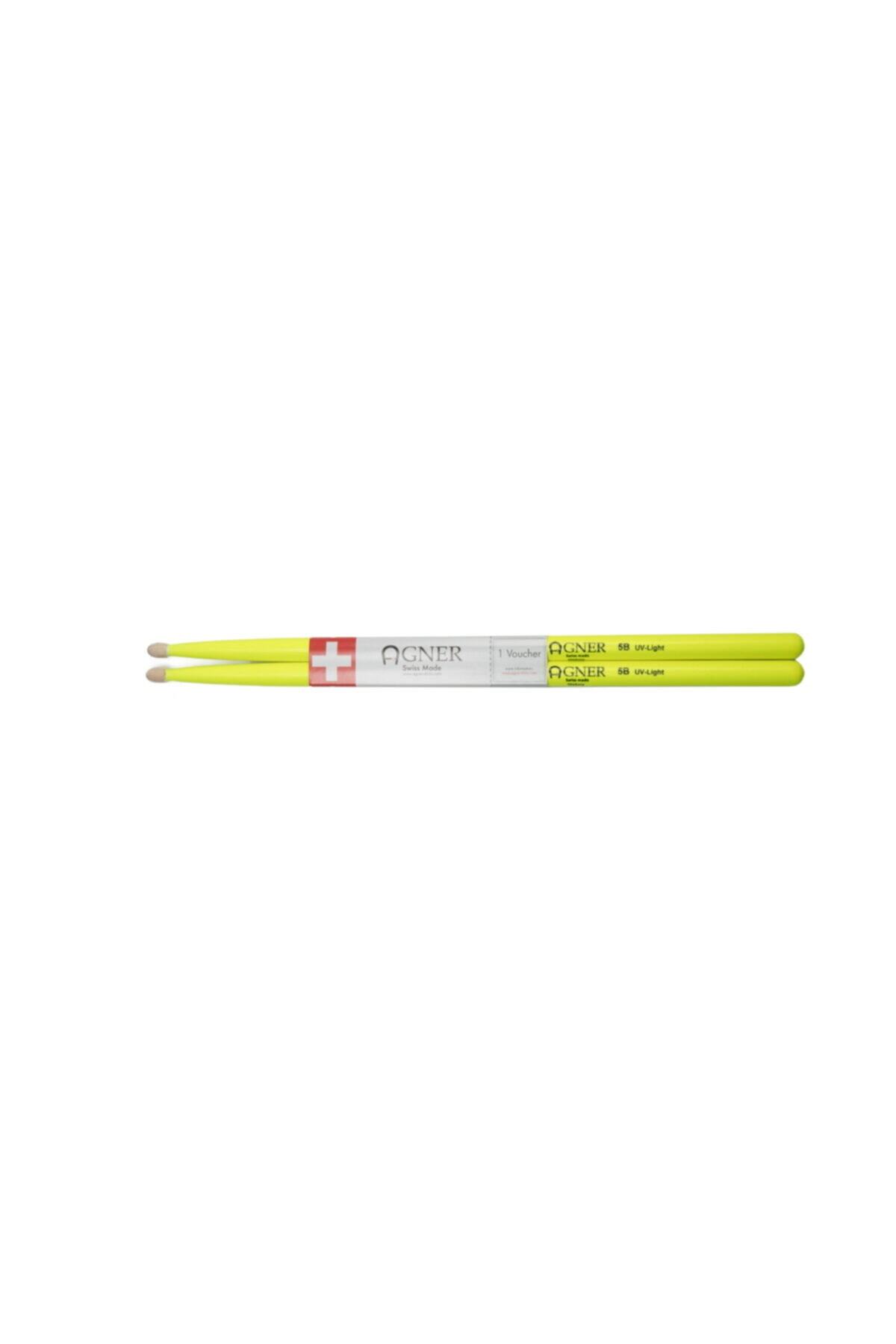 Agner Drumsticks Uv Light Yellow 5b Baget