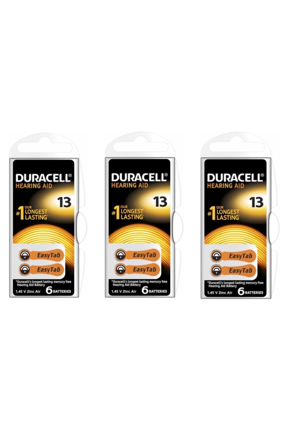 Duracell Actıvaır 13 Numara 18 Li Kulaklık Pili (3 Paket 18 Adet)