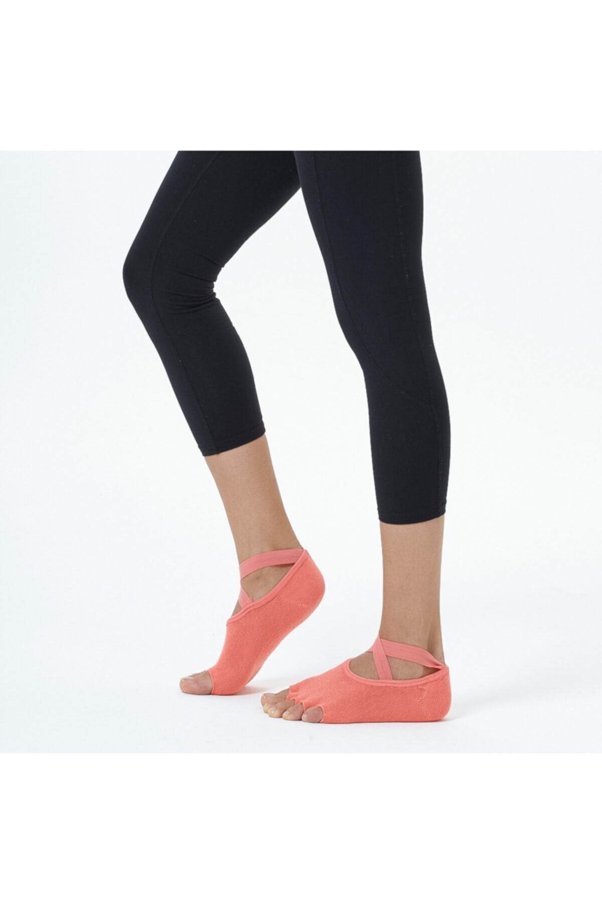 Nui Yoga Nar Çiceği Çapraz Kayışlı Yoga & Pilates Çorabı