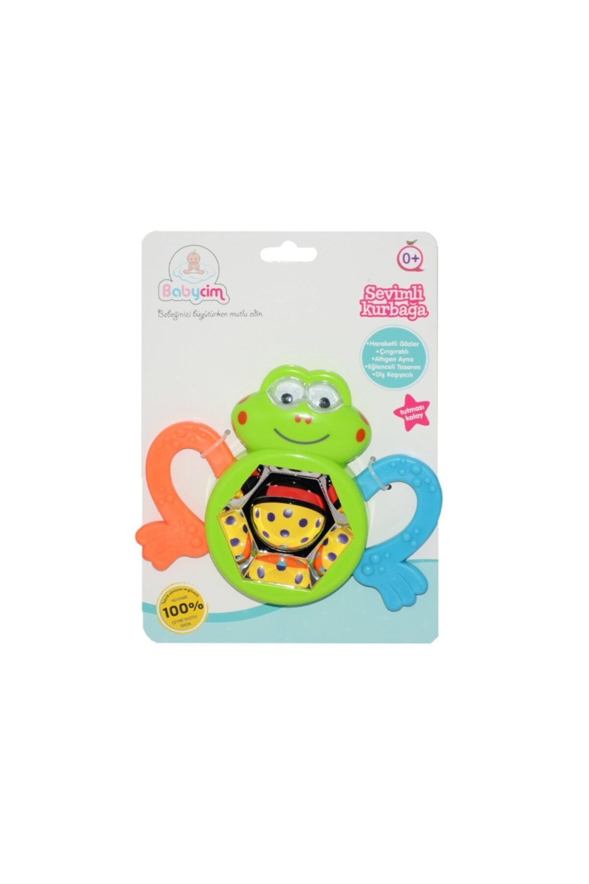 BRCSTORE Babycim Şirin Kurbağa Çıngırağım 0582