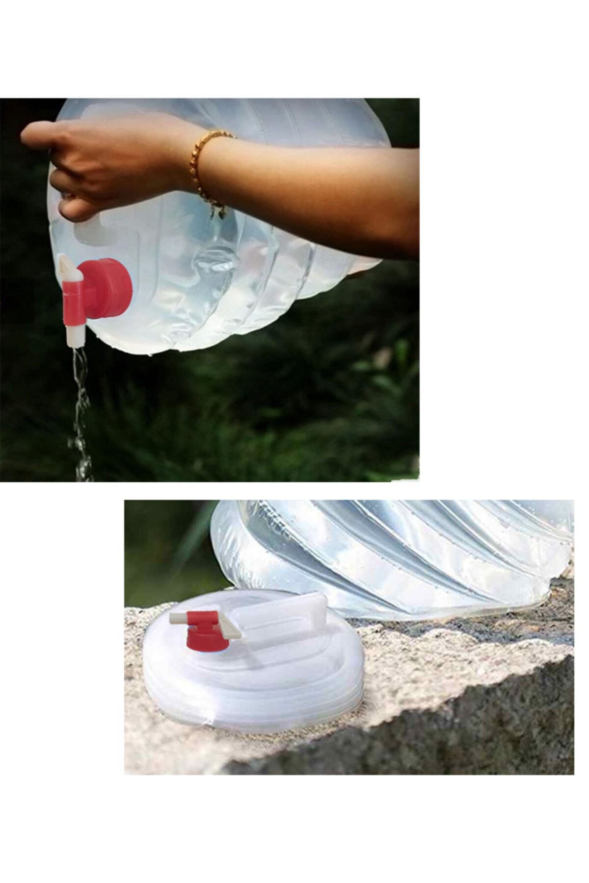 sivas plastik 10 lt musluklu katlanir su bidonu katlanir su kovasi kamp bidonu fiyati yorumlari trendyol