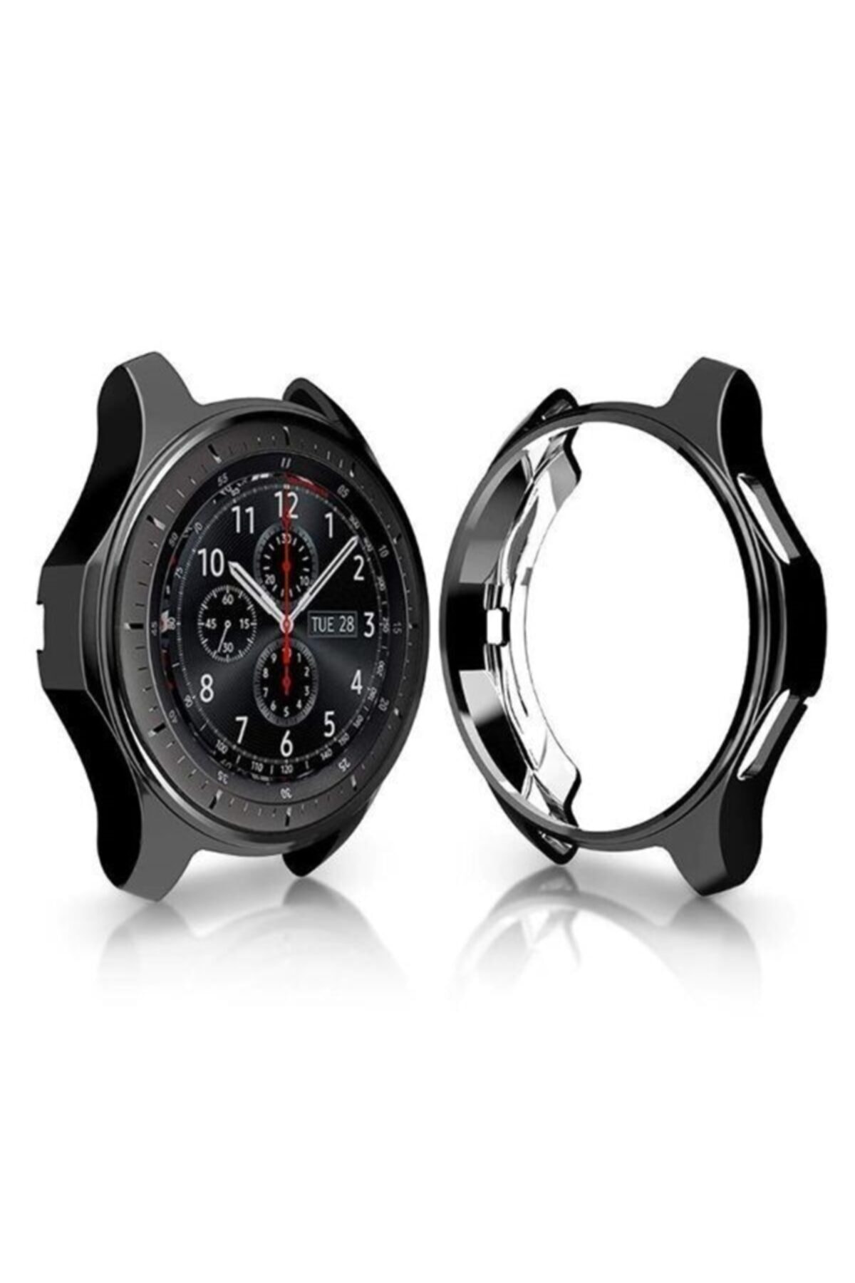 endijital Samsung Galaxy Watch 3 45mm Bumper Koruyucu Silikon Kılıf