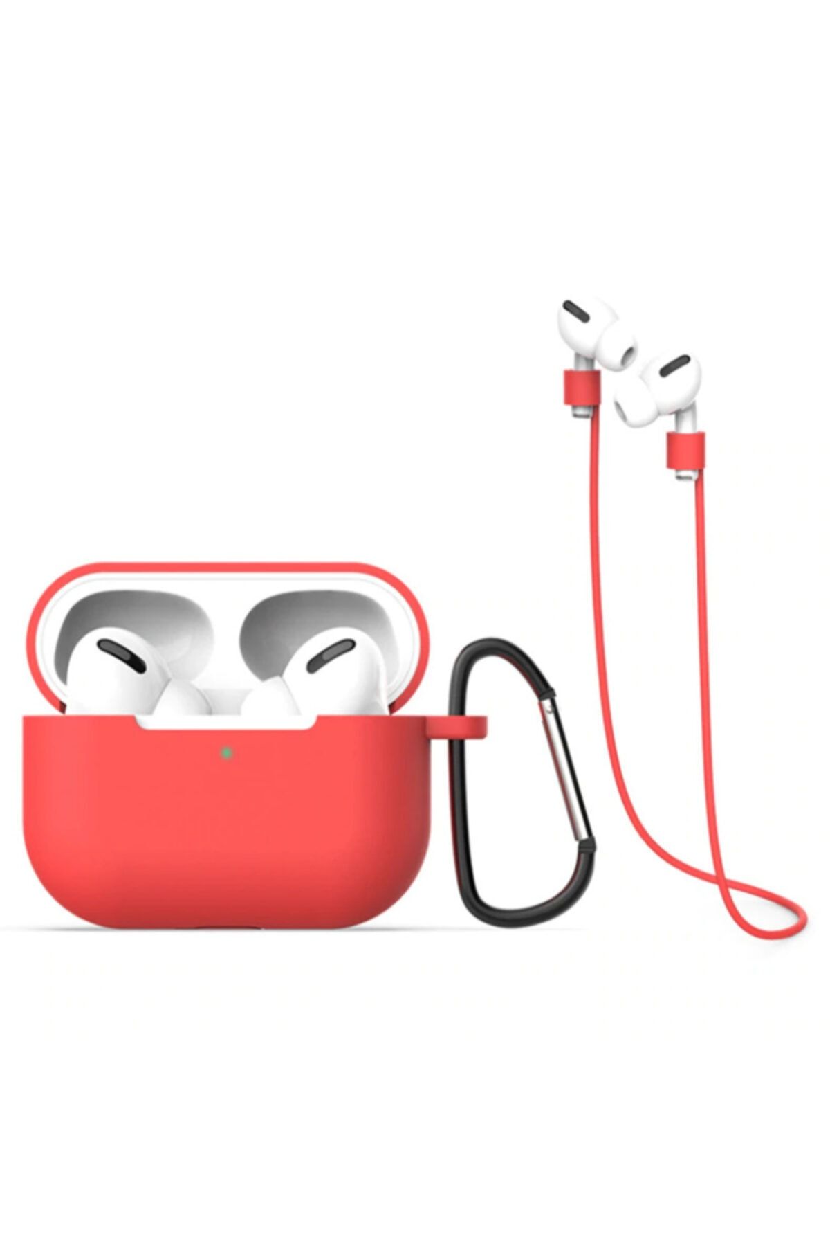 DEDOMON Airpods Pro Kılıf Koruma 3'lü Set Boyun Askısı Kanca