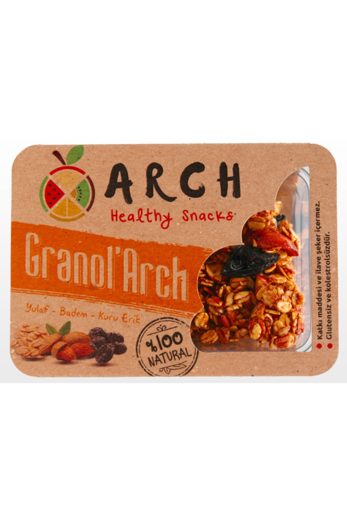 Arch Healthy Snacks Kuru Erik & Bademli Granol'arch 12'li Koli (70grx12)