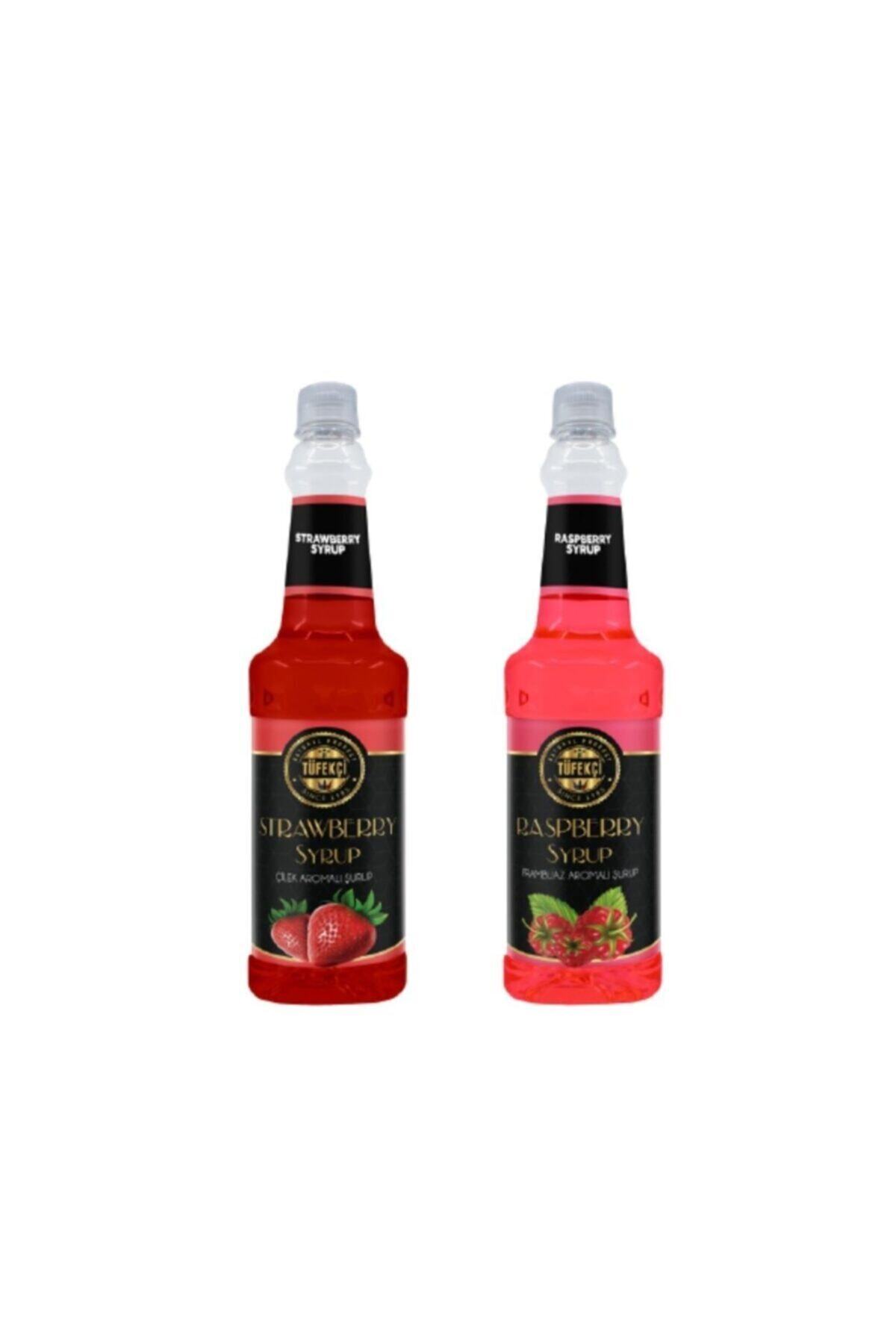 By Tüfekçi Frambuaz Ve Çilek Şurup 750 Ml 2'li Avantajlı Paket