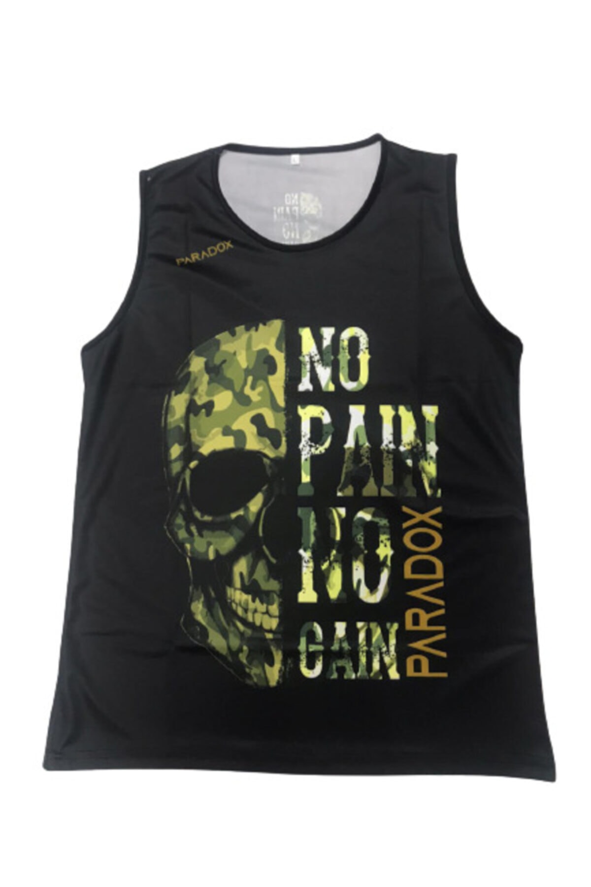 Octagon Unisesx Kahvereng No Pain No Gain Baskılı Atlet