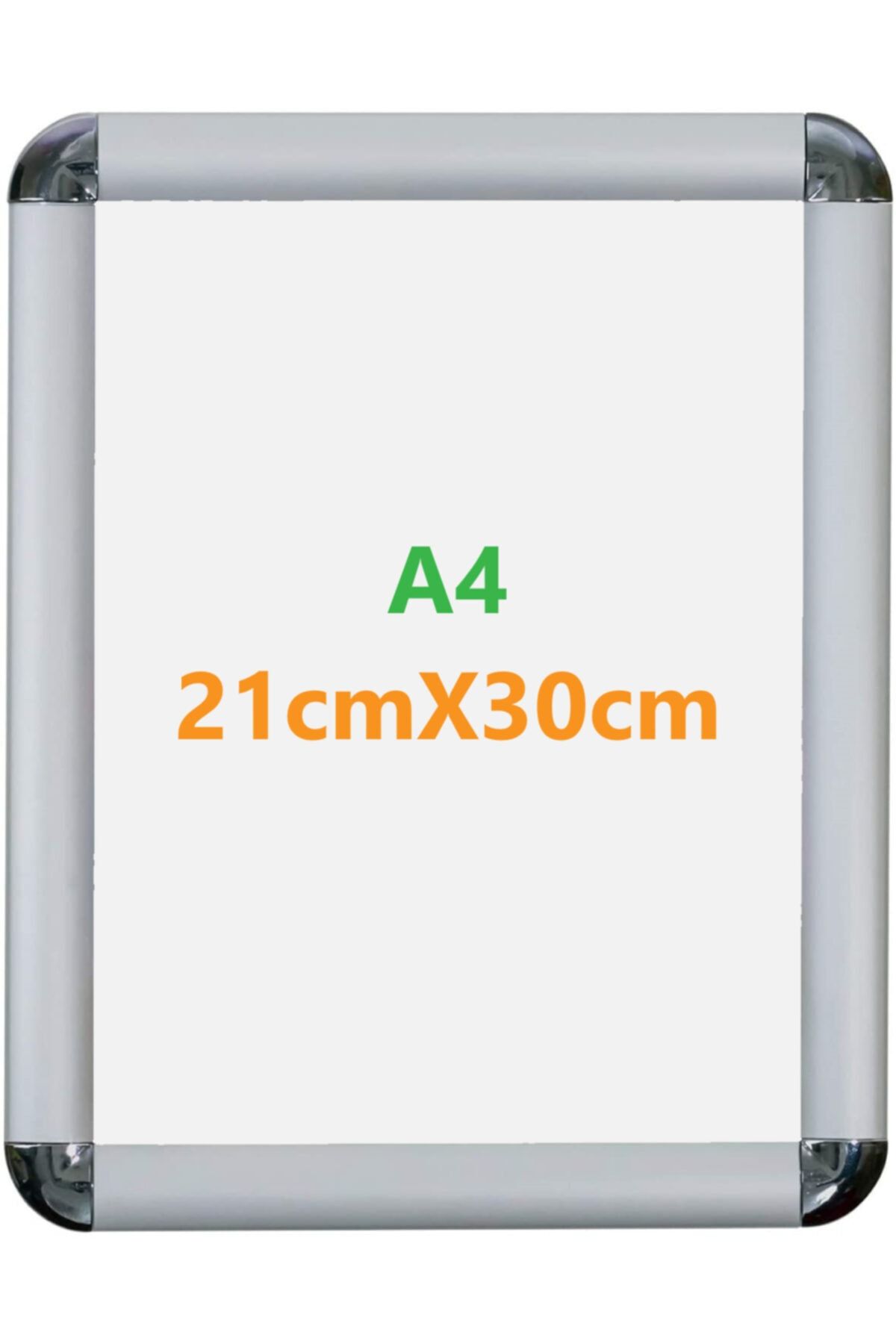 ÖzgürceSeç A4 Alüminyum Açılır Kapanır Rondo Çerçeve 21cmx30cm 15 Adet
