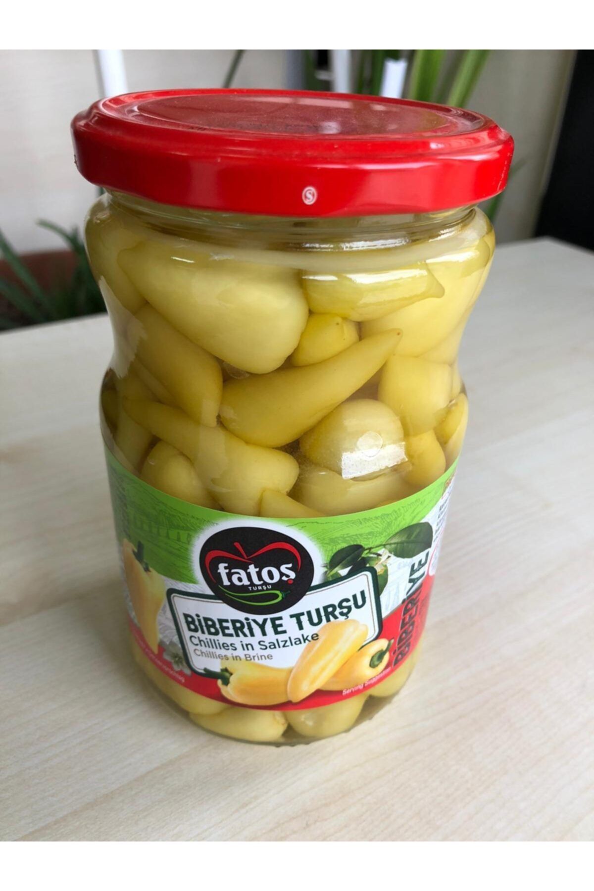 FATOŞ TURŞU Biberiye Tombul Turşu 300 gr ( Brüt 650 g)