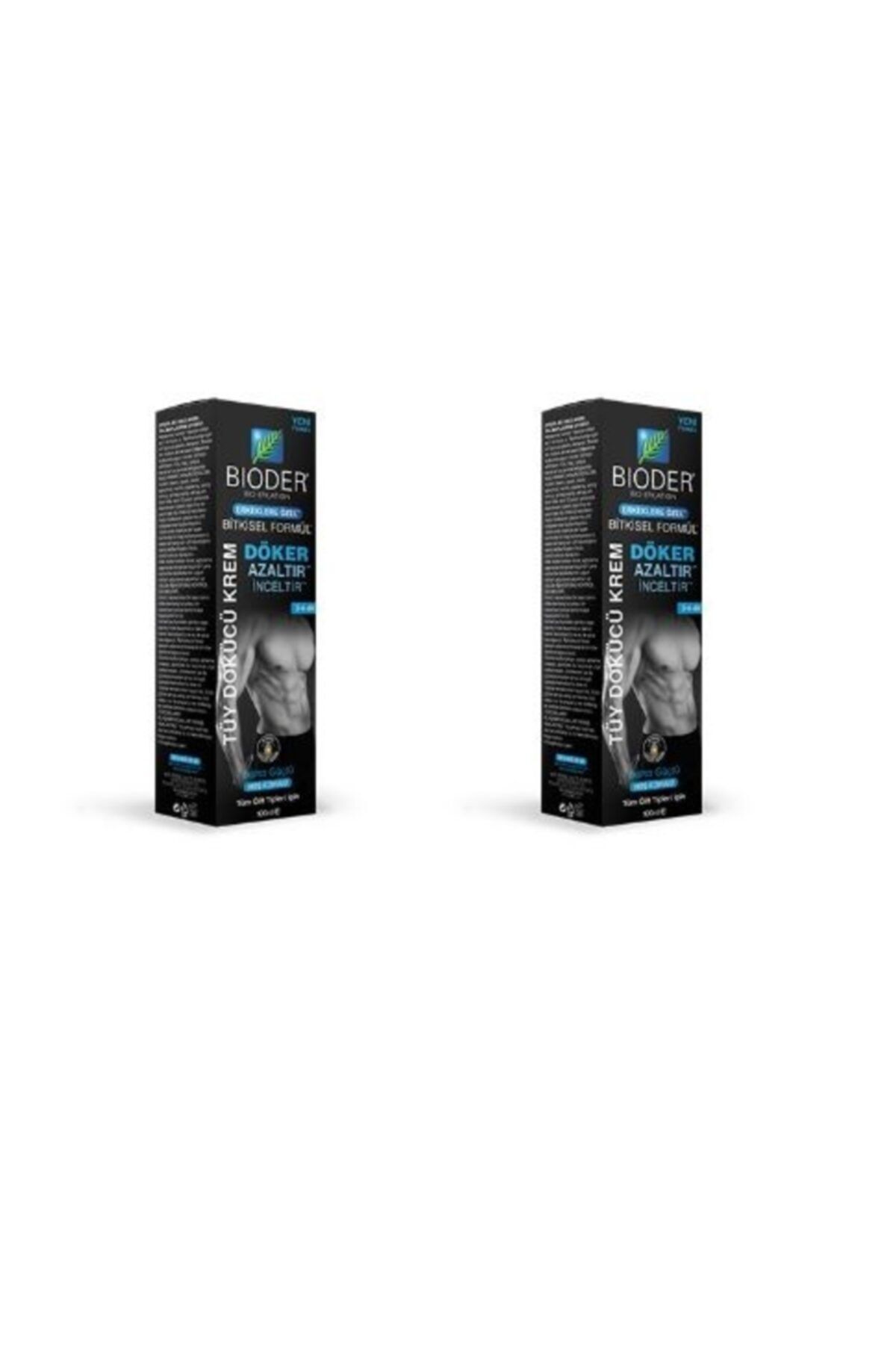 Bioder Cildi Nemlendirici Erkeklere Özel Tüy Dökücü 100 Ml*2 Adet