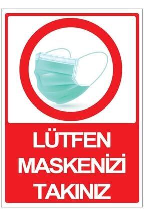 Lütfen Maskenizi Takınız Uyarı Levhası Image 0