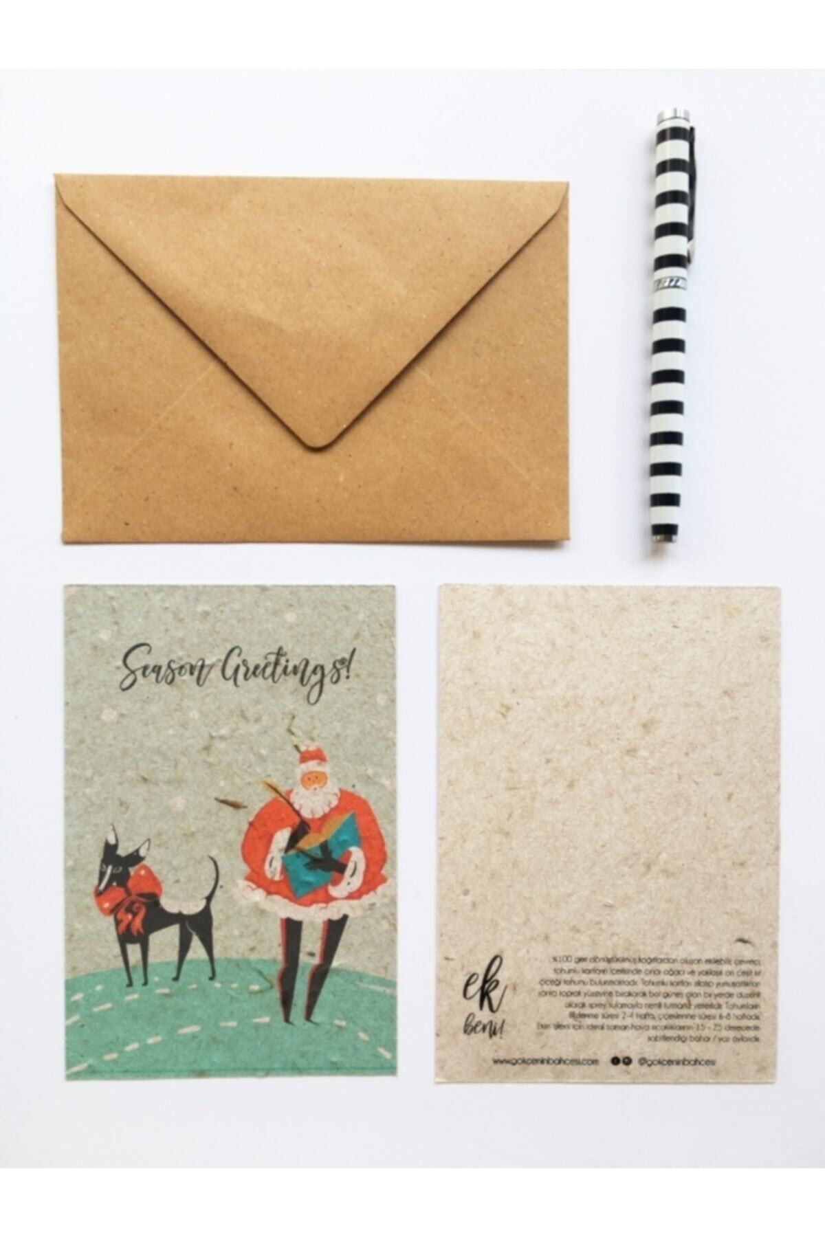Gökçe'nin Bahçesi Ek Beni! Tohumlu Kartpostal - New Xmas - 9