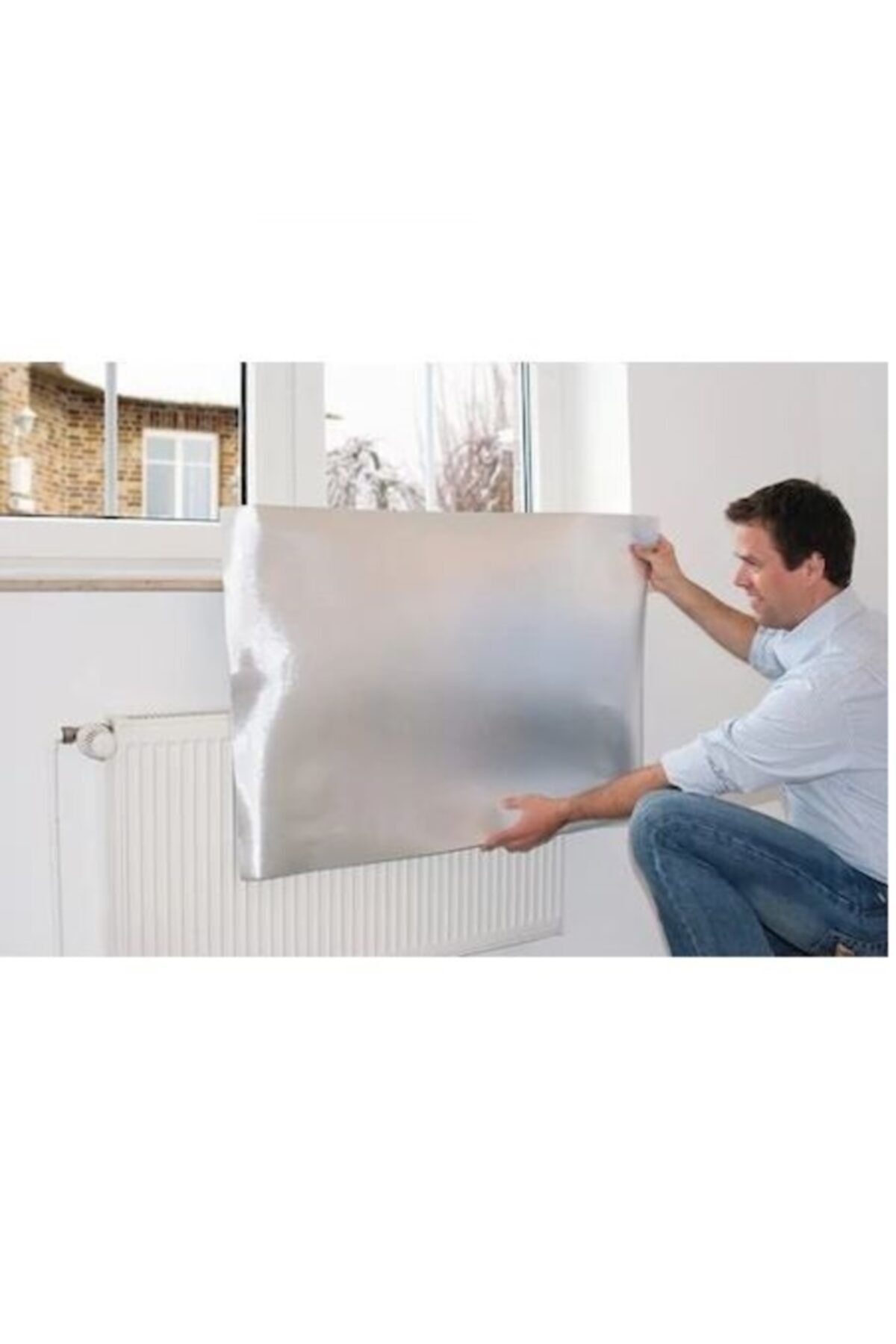 TÜRKELİ Kalorifer Petegi Arkası Folyolu Yakıt Tasarruf Levhası 10 Mm 50x100