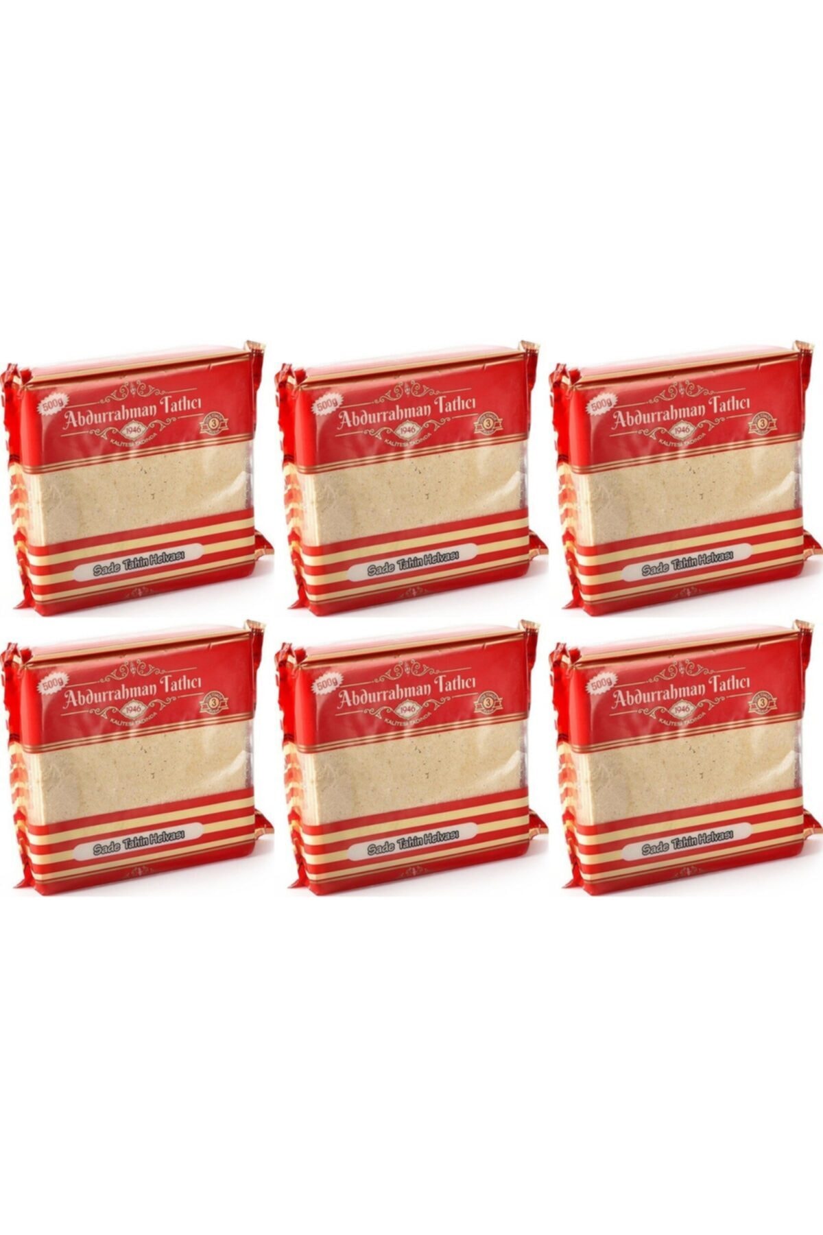 Abdurrahman Tatlıcı Sade Helva 500 Gr 6 Adet