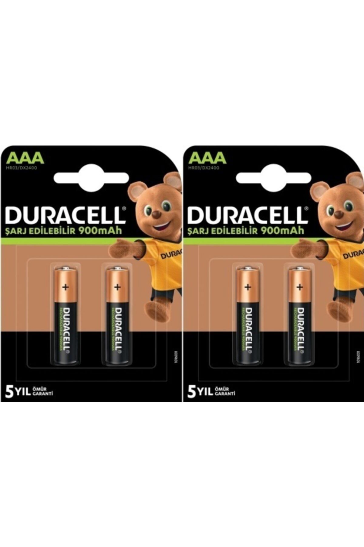 Duracell Şarj Edilebilir Aaa Ince Kalem 900mah 4'lü Paket
