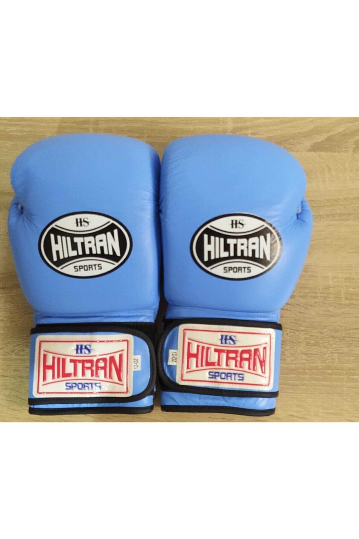 Pars Hiltran Hakiki Deri Boks Kick Boks Eldiveni Mavi