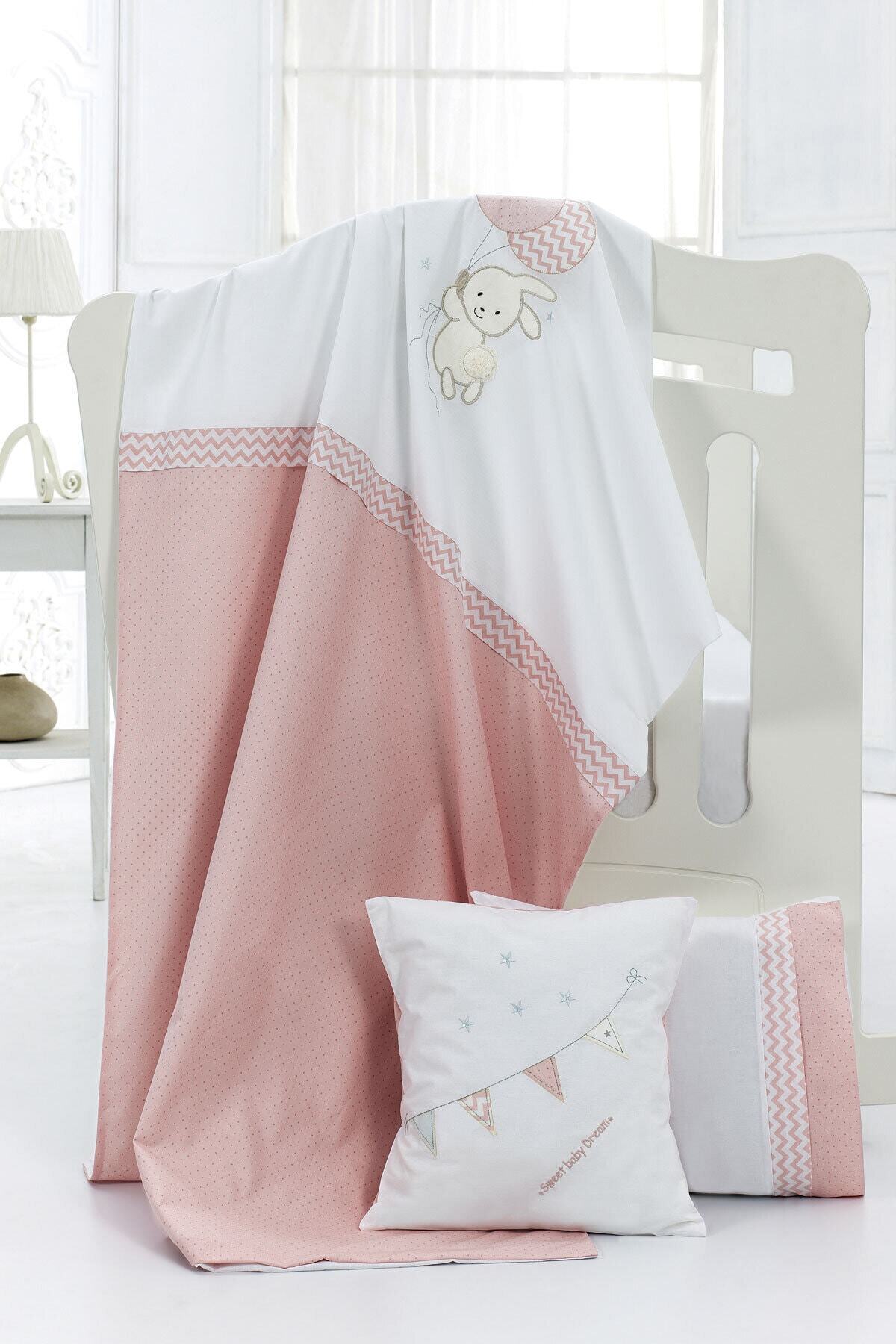 Momi Shop Momishop Carot Nevresım Takımı Pudra