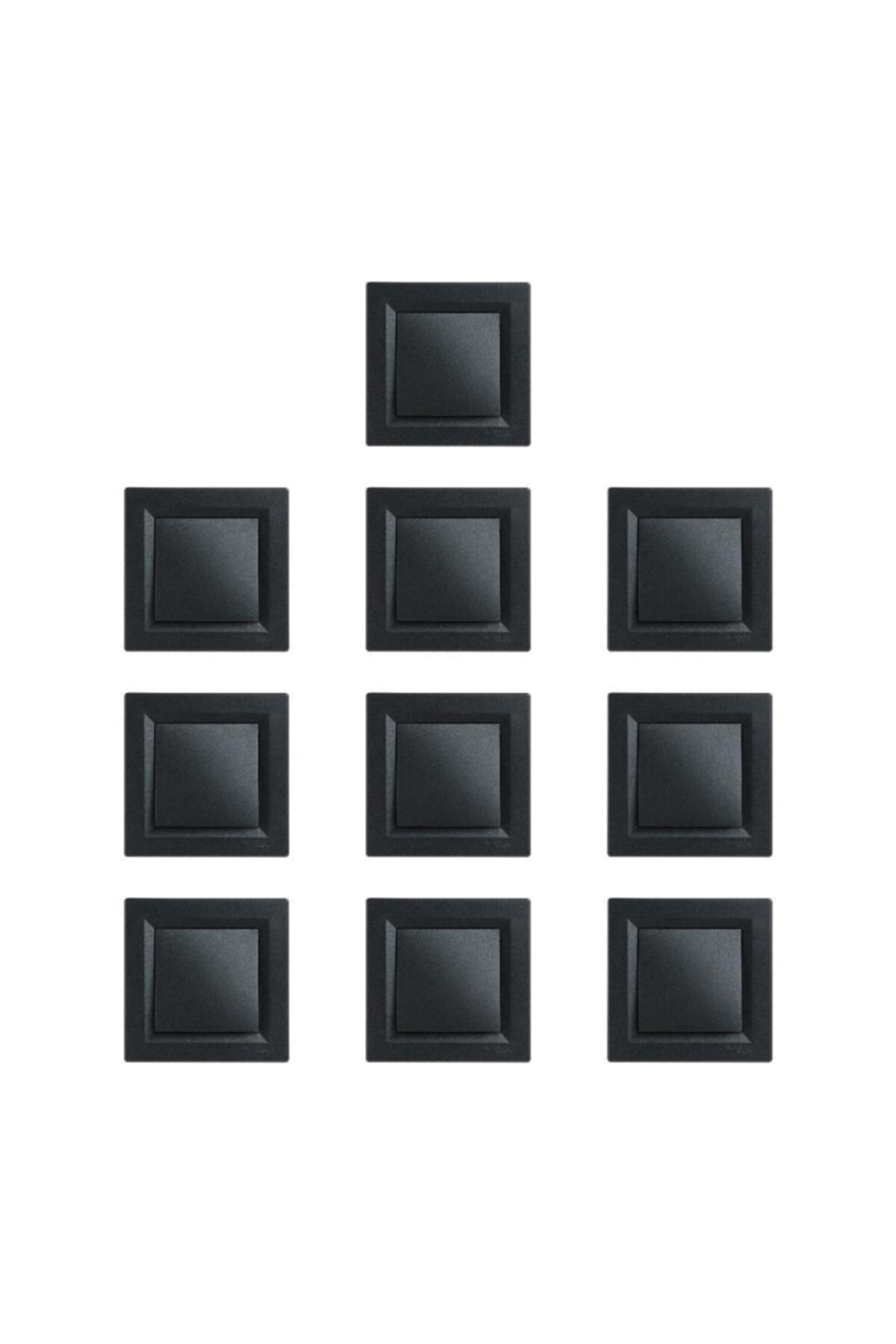 Schneider Electric Asfora Plus Serisi Antrasit Tekli Anahtar 10