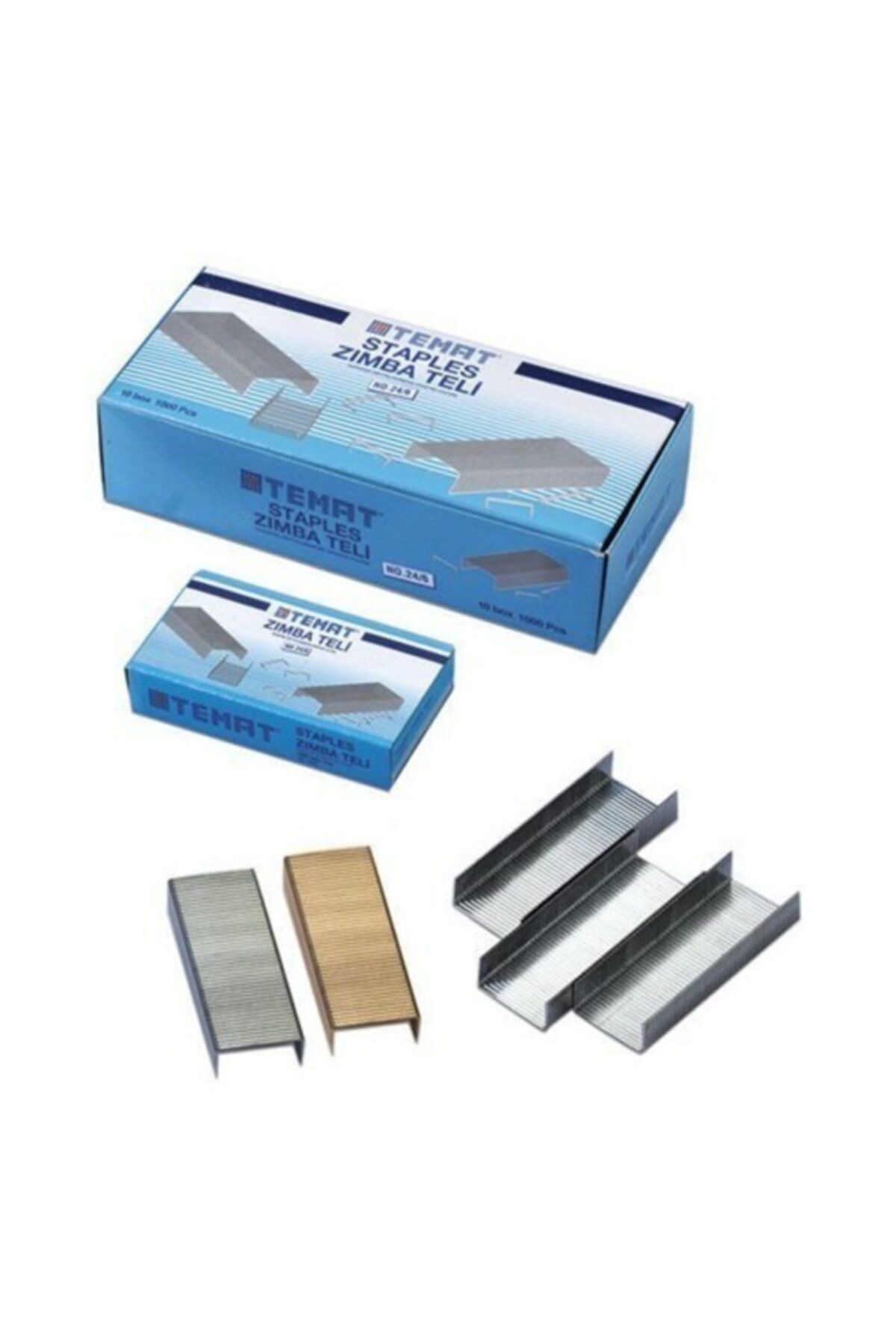Temat Zımba Teli 24/6 10'lu Paket Sarı