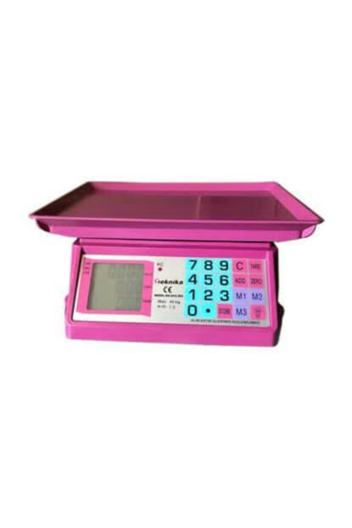 GOLD SRC Yeni Renkli Elektronik Dijital Manav Market Pazarcı Mutfak Terazisi 40 Kg Kapasite 2 Gr Hassasiyet