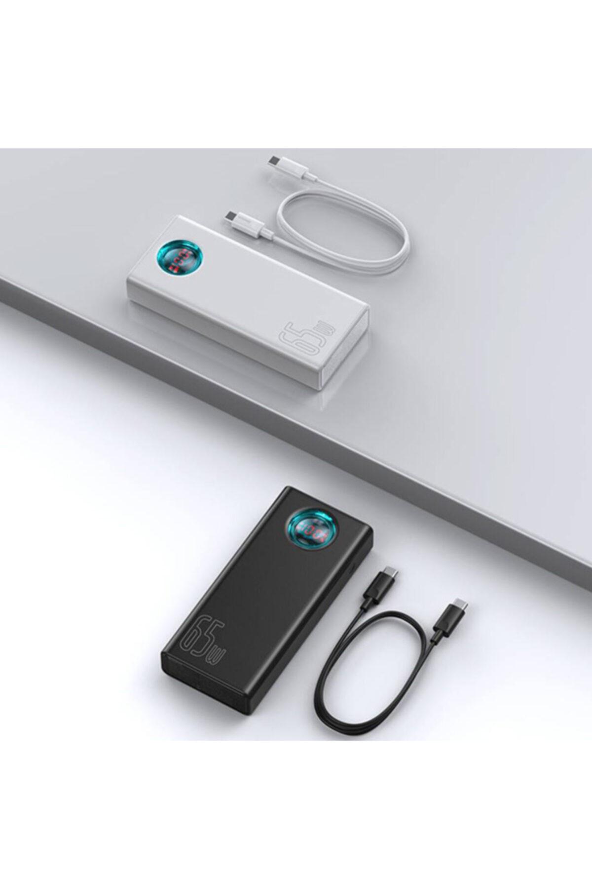 Baseus Baseus Amblight 65w Hızlı Şarj 30000mah Dijital Göstergeli Powerbank