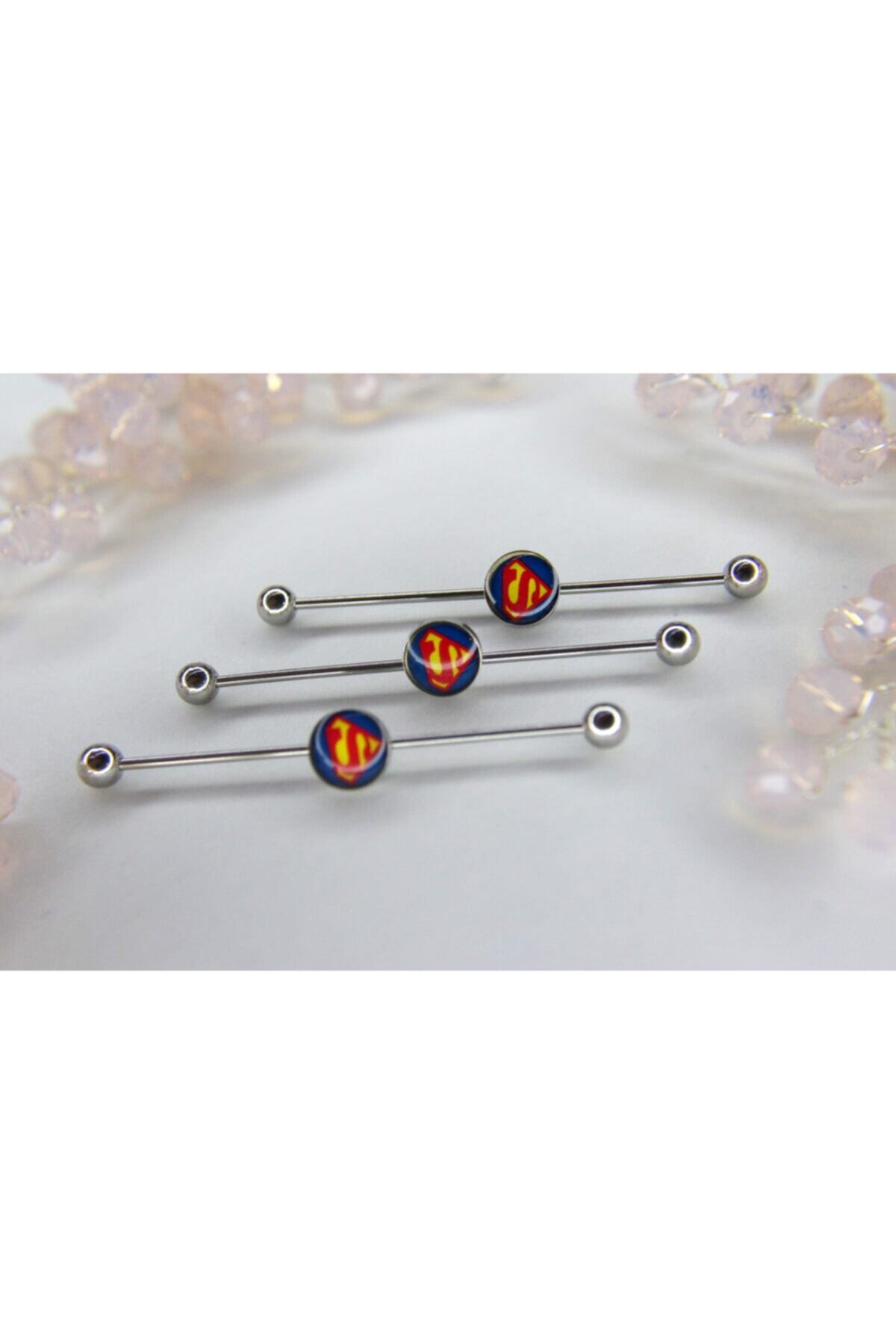 Btn Piercing Superman Köprü Piercing
