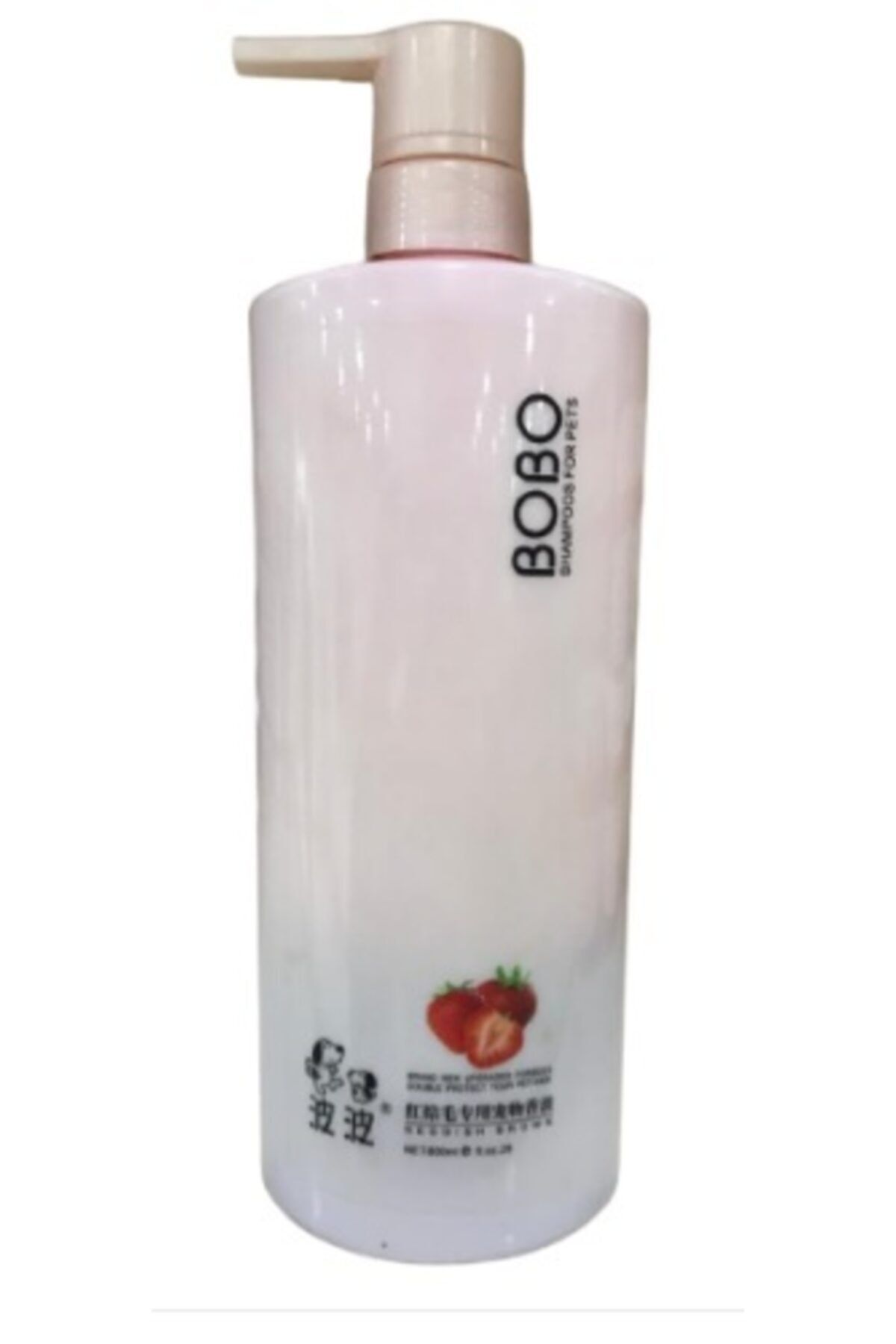 Bobo Çilekli Köpek Şampuanı Kahve Kızıl Tüylü 800 Ml