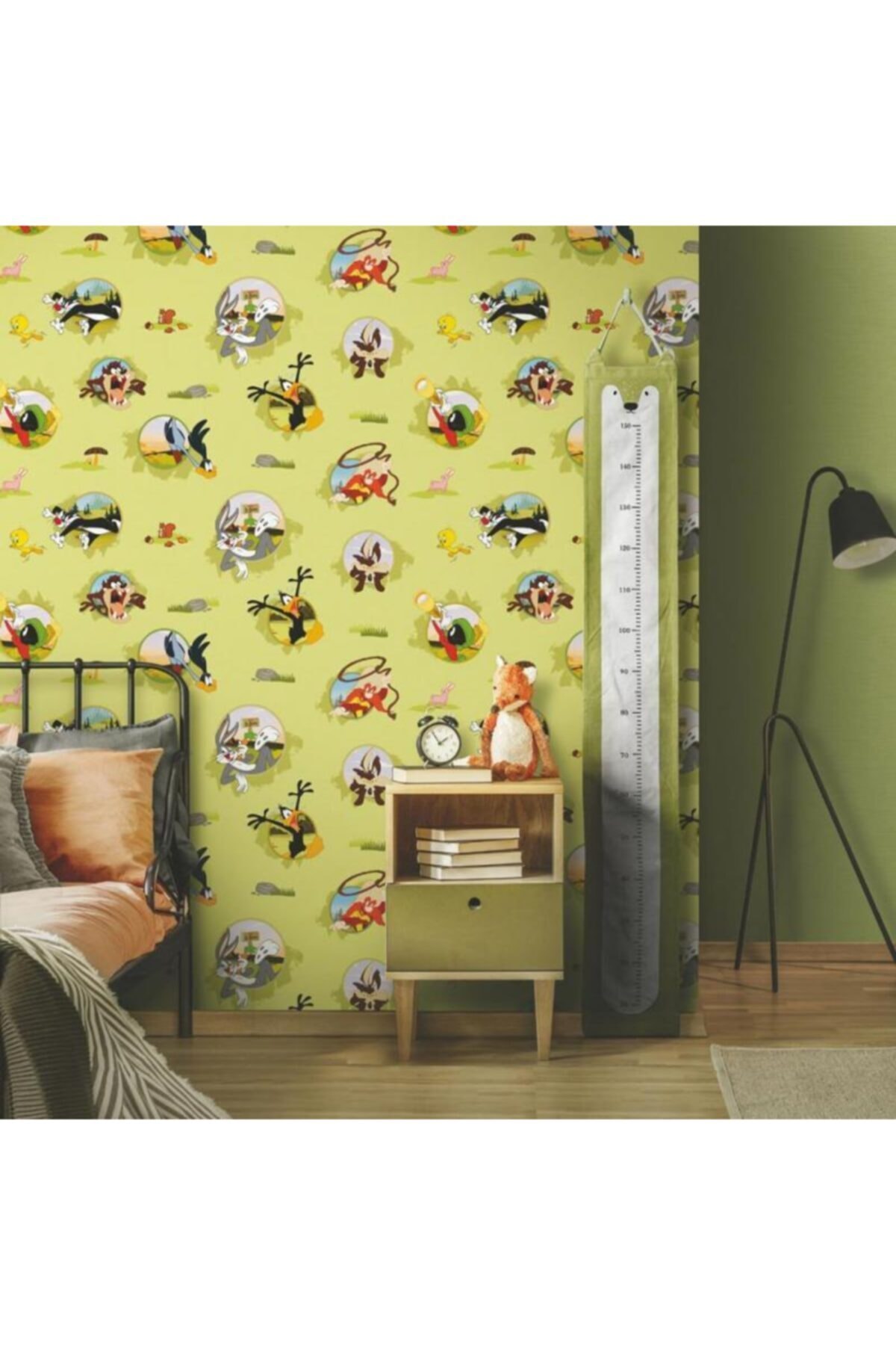 AdaKids Ada Kids Çizgi Film Karakterli Çocuk Odası Silinebilir Duvar Kağıdı (8938-1)