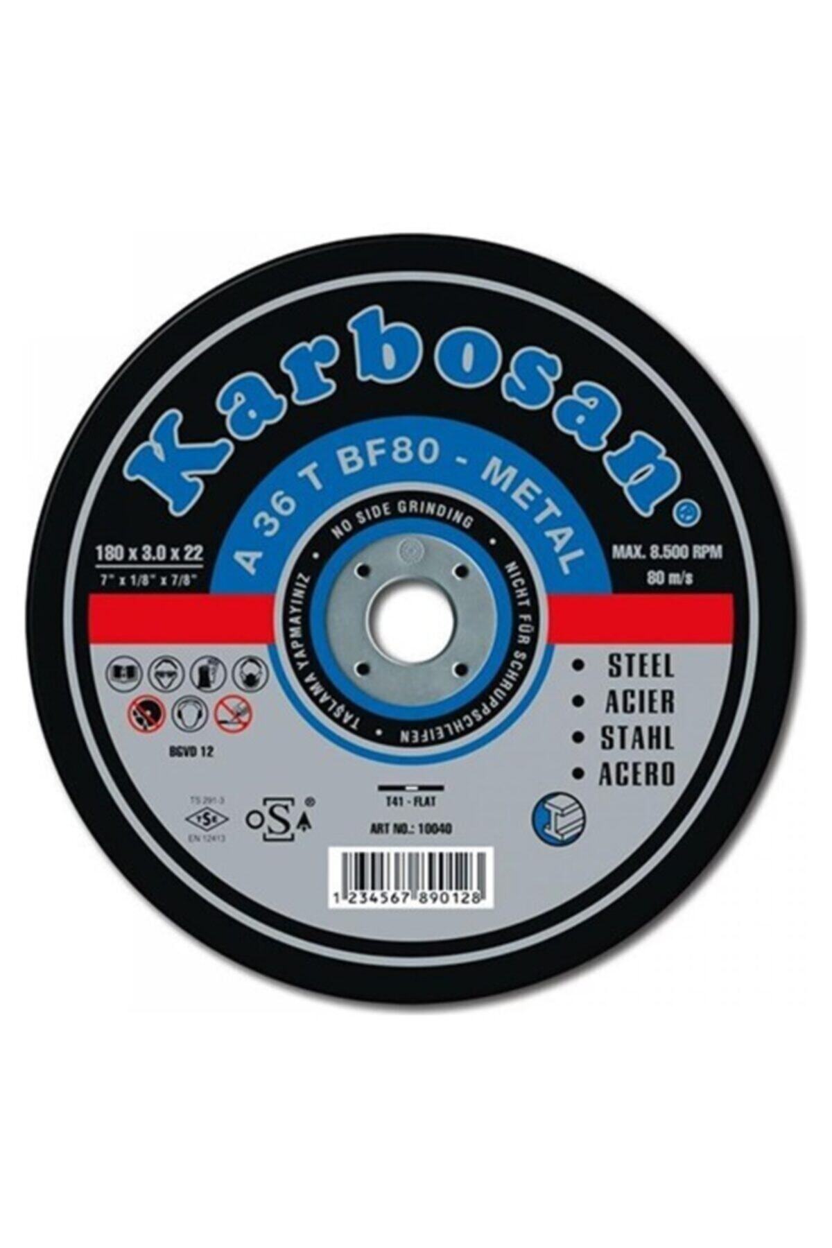 KARBOSAN Metal Kesici Taş 230x3,0