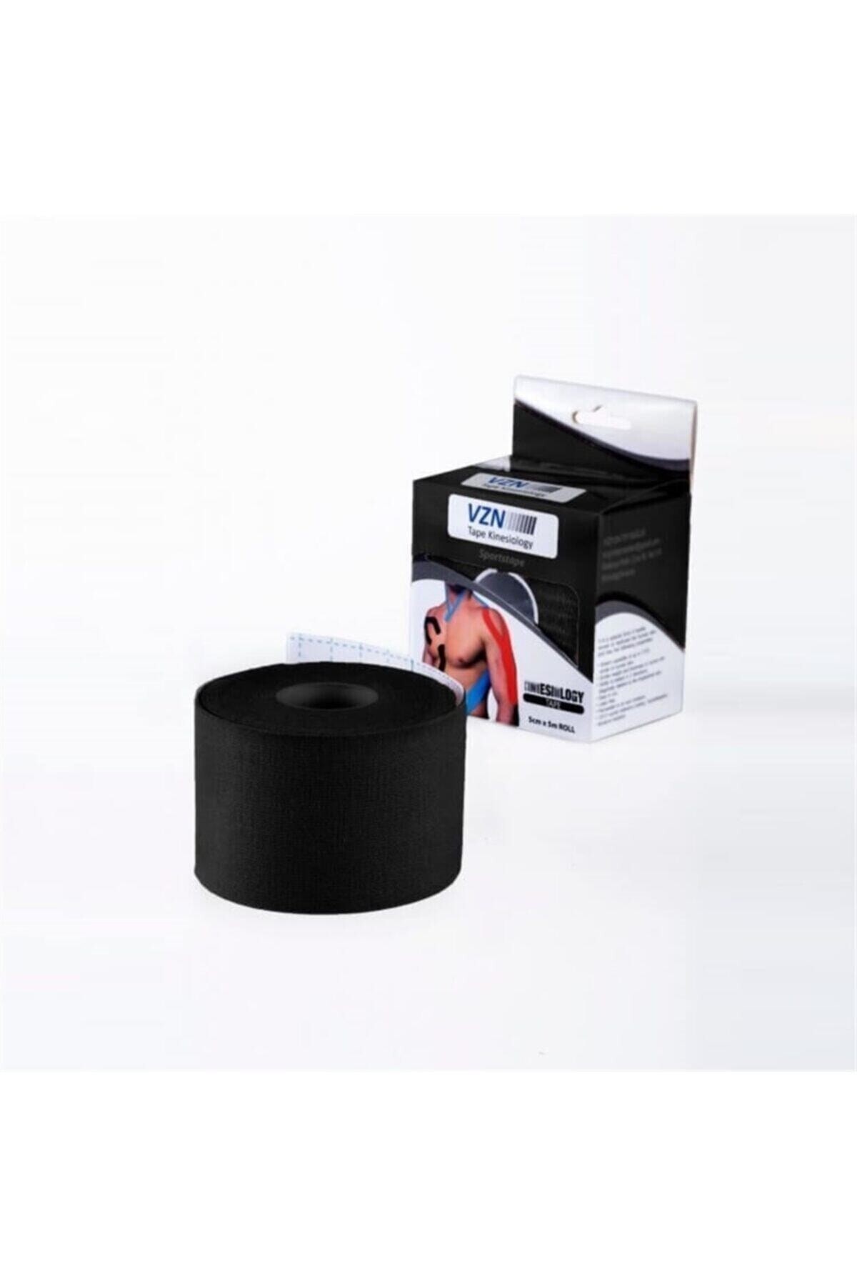 Megev Siyah Vzn Tape Kinesio Ağrı Bandı 5 m X 5 cm