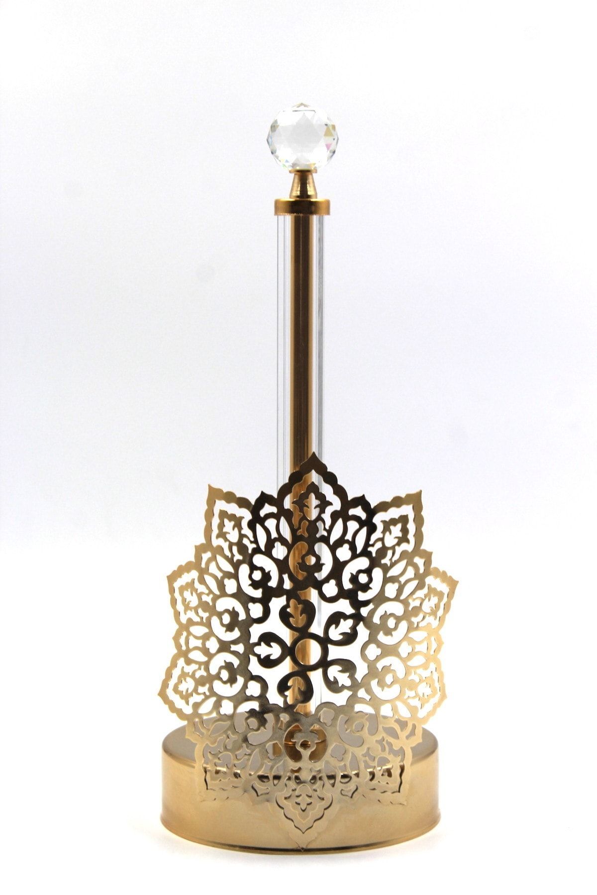 ZARAFET HOME Gold Metal Kağıt Havluluk
