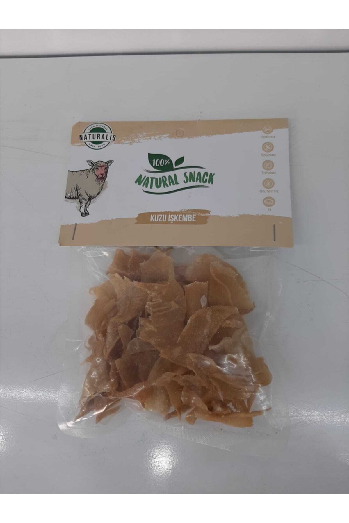 Naturalist Natural Snanck 50g Kuzu Işkembe Ödül Maması %100 Doğal