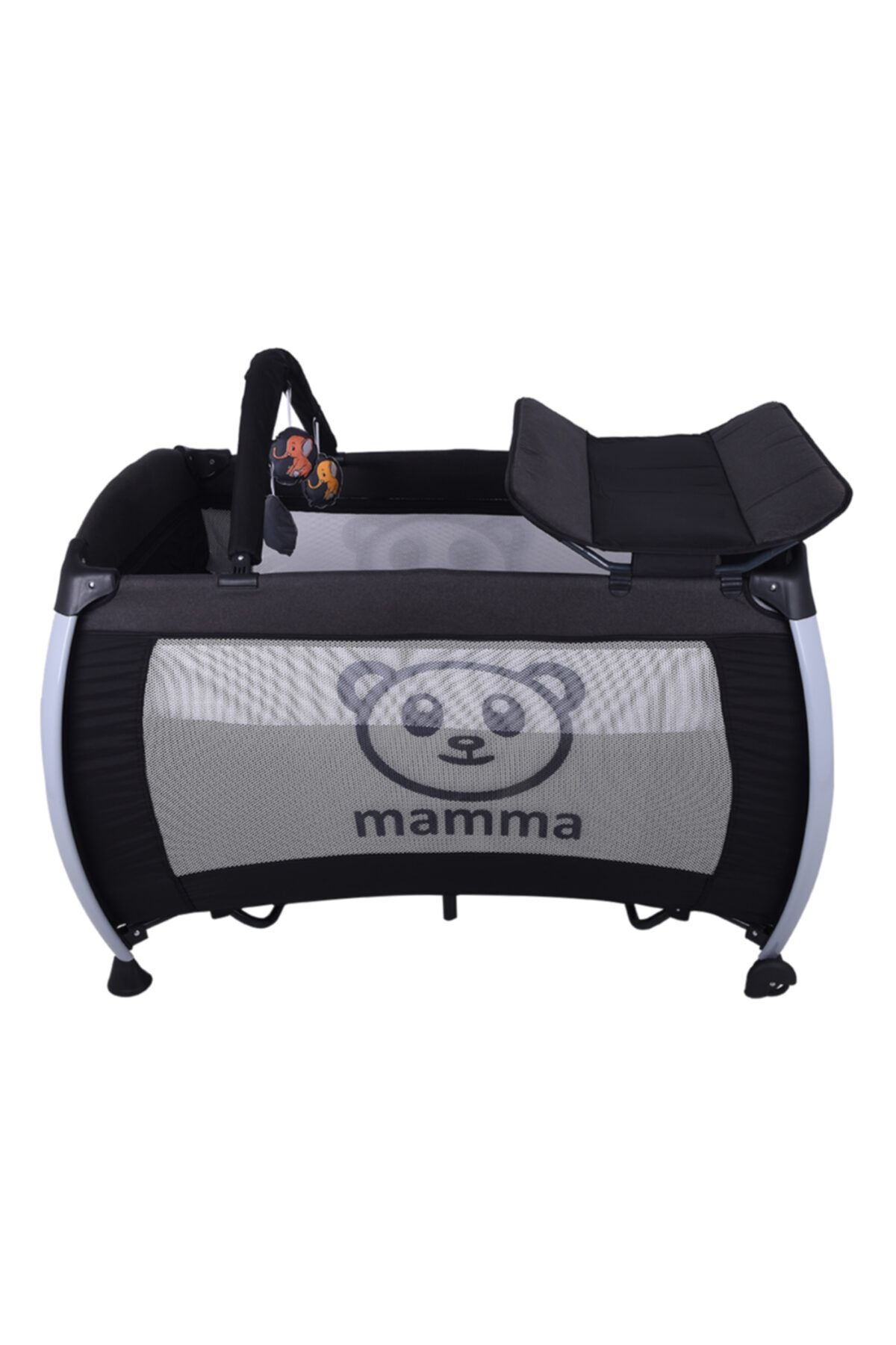 mamma hippo aluminyum park yatak besik 70x110 cm sunger yatak hediyeli fiyati yorumlari trendyol