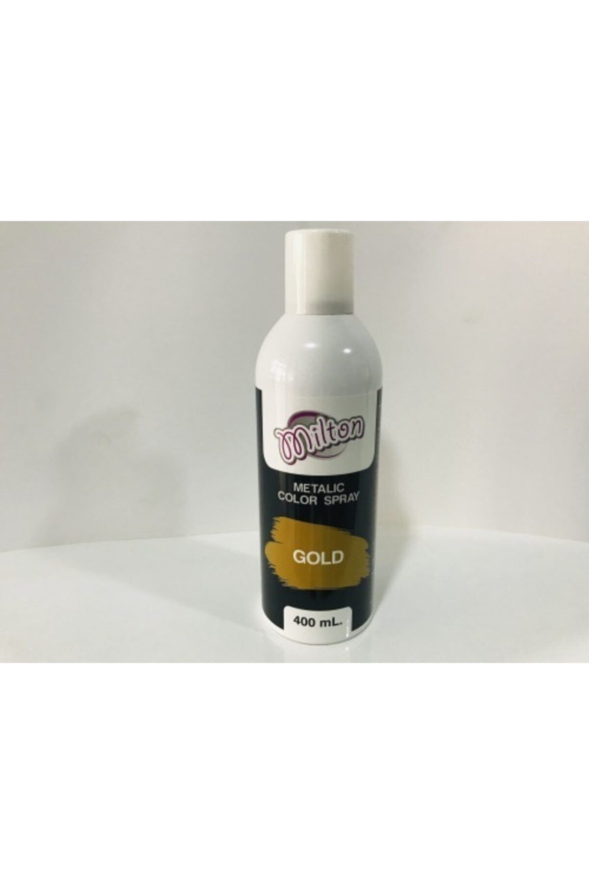 PASTACILIK DÜNYASI Milton Metalik Gold (sarı) Sprey Gıda Boyası 400 Ml