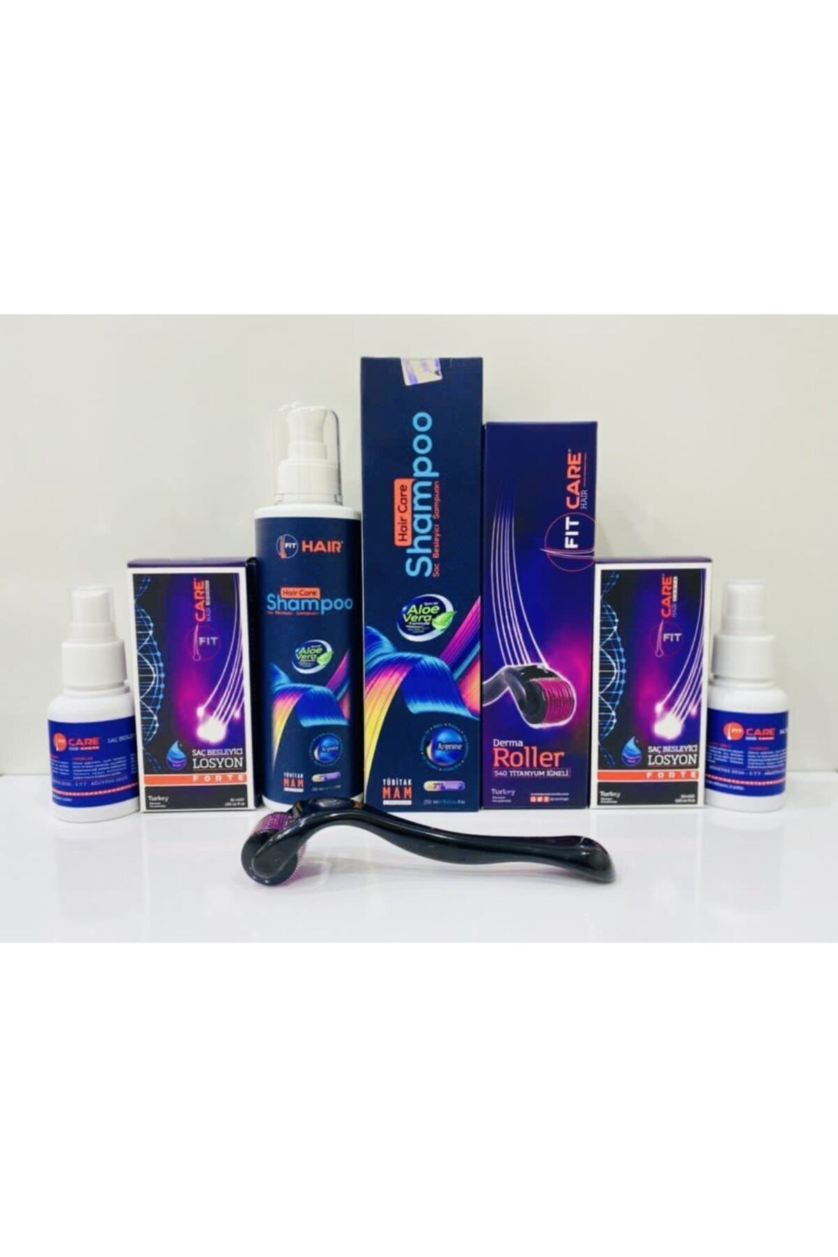 FitcareForte Fitcare Forte % 30 Daha Güçlü 2 Adet Saç Losyonu - Fit Hair Şampuan - Tarak