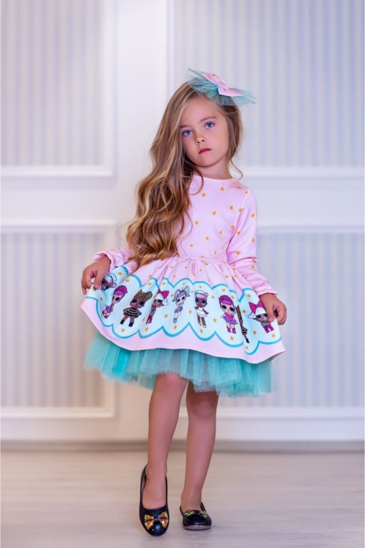 eliz kids Kız Çocuk Pembe Elbise