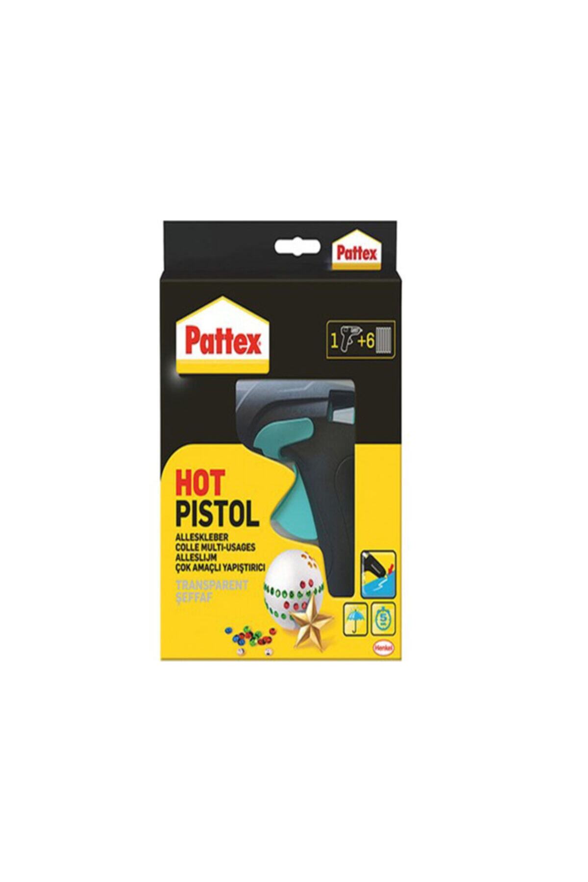 Pattex Hot Pistol Silikon Tabancası + 6 Adet Silikon