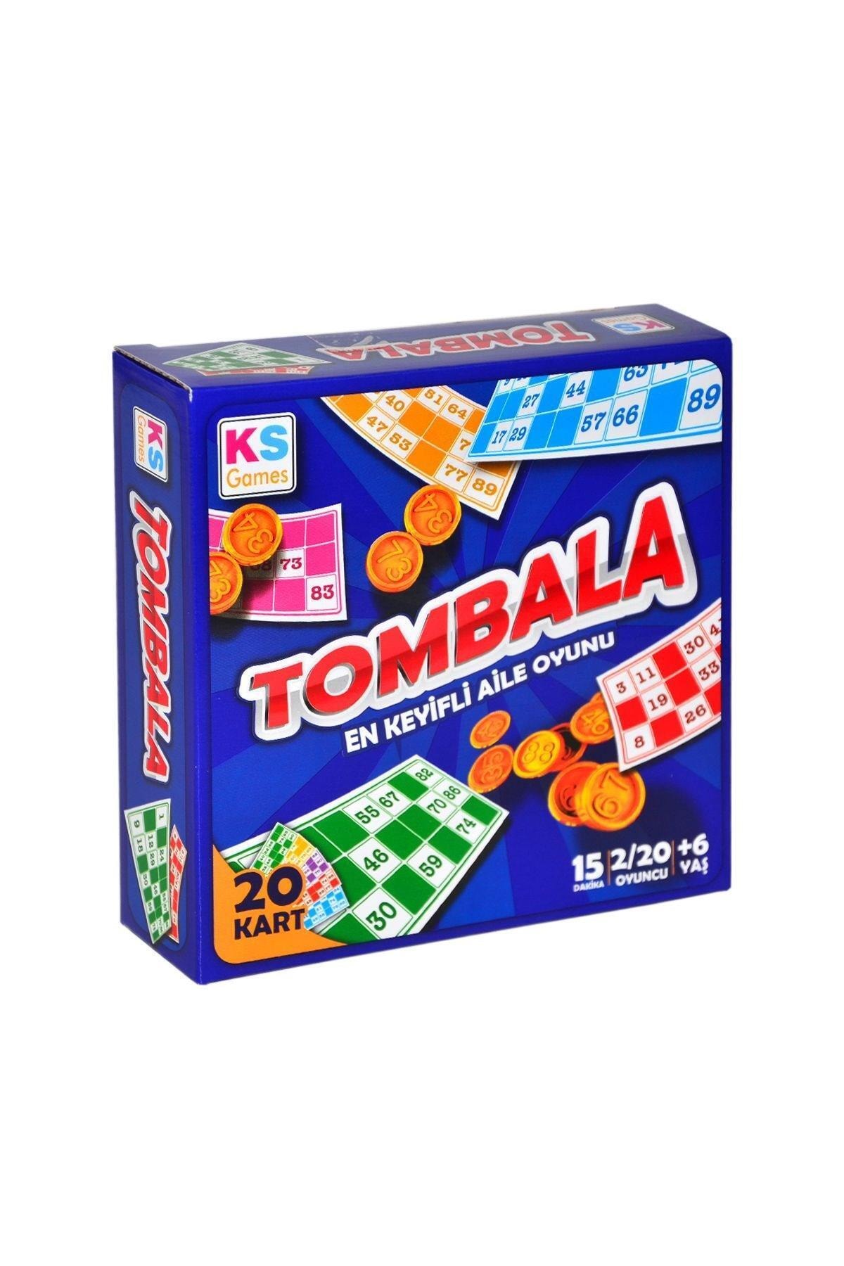 KS Oyuncak Tombala Seti 20 Kartlı Tombala Oyunu Yılbaşı Tombala Seti 6+ Yaş