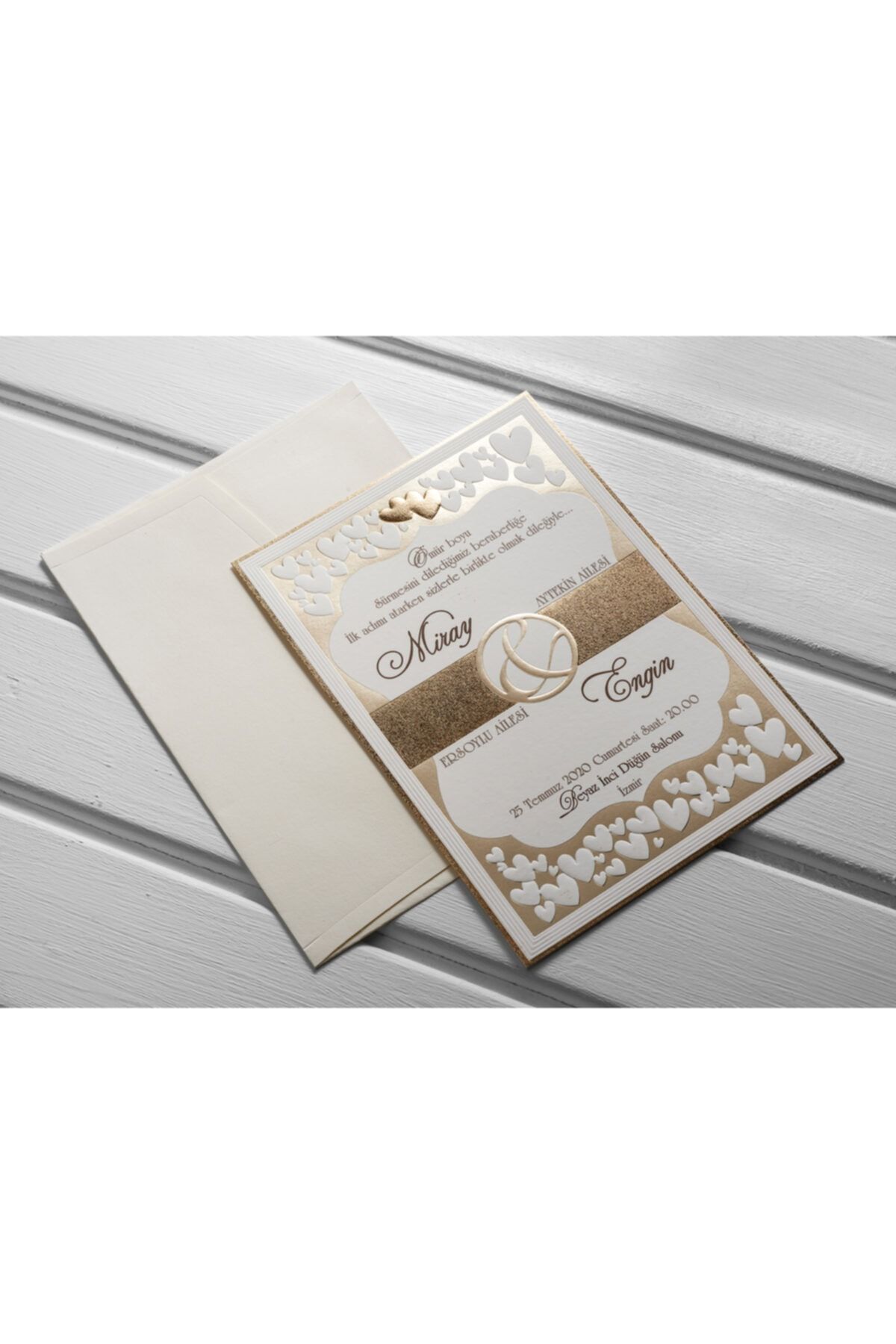 İKLİM DAVETİYE Iklim Nikah Nişan Düğün Davetiyesi 10516 100 Adet