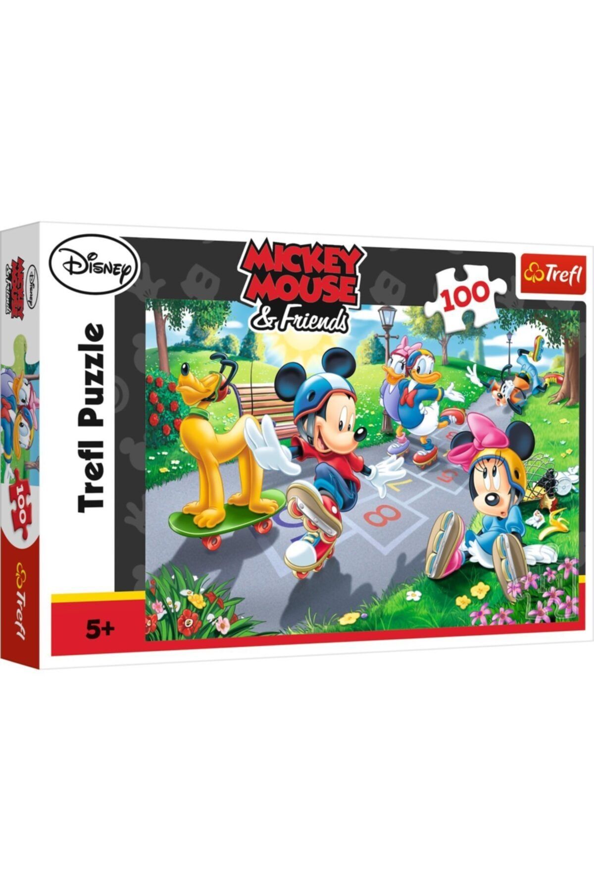 Trefl Mickey Mouse & Friends Rollerskating 100 Parça Yapboz