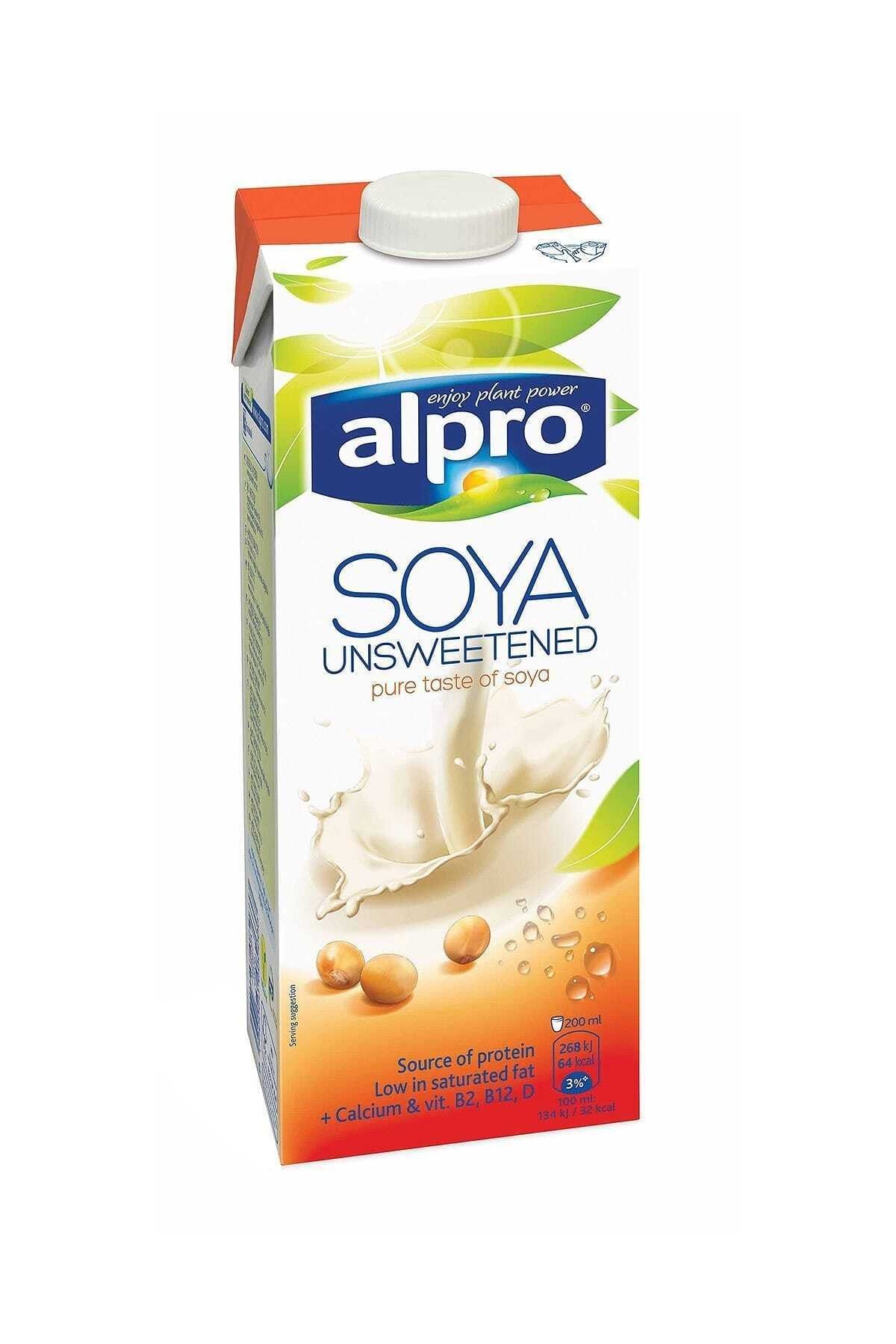 Alpro Şekersiz Soya Sütü 1 Lt