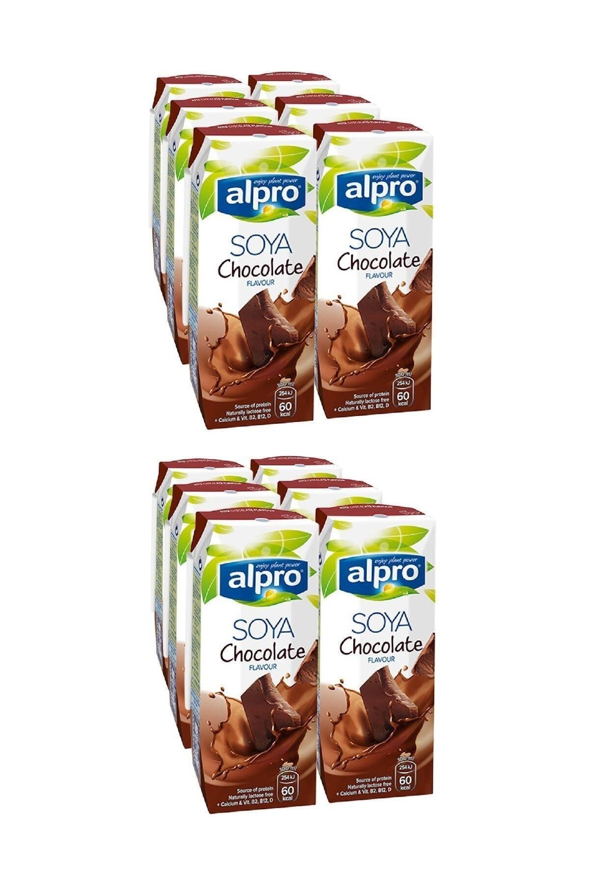 Alpro Çikolatalı Soya Sütü 250 ml x 12 Adet