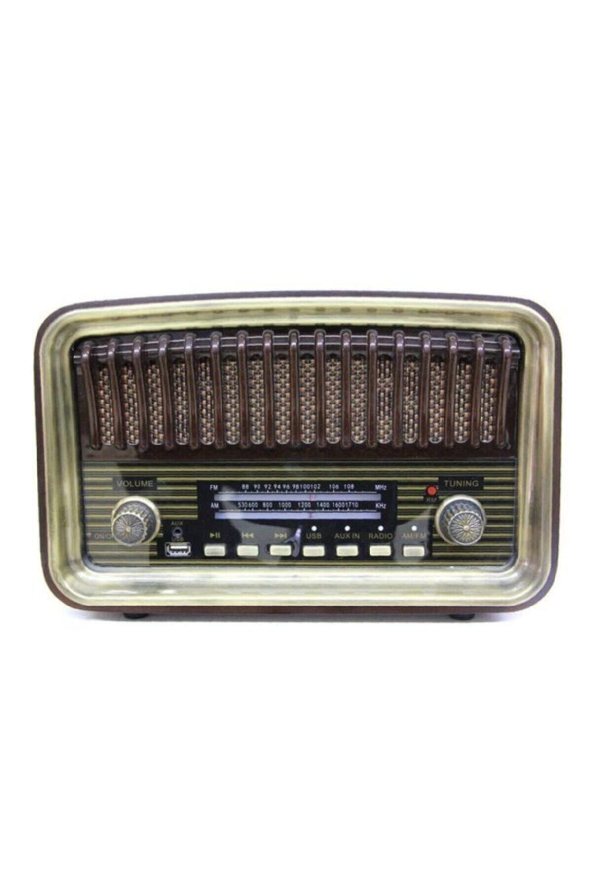 Crown Well Radyo Ahşap Pikap