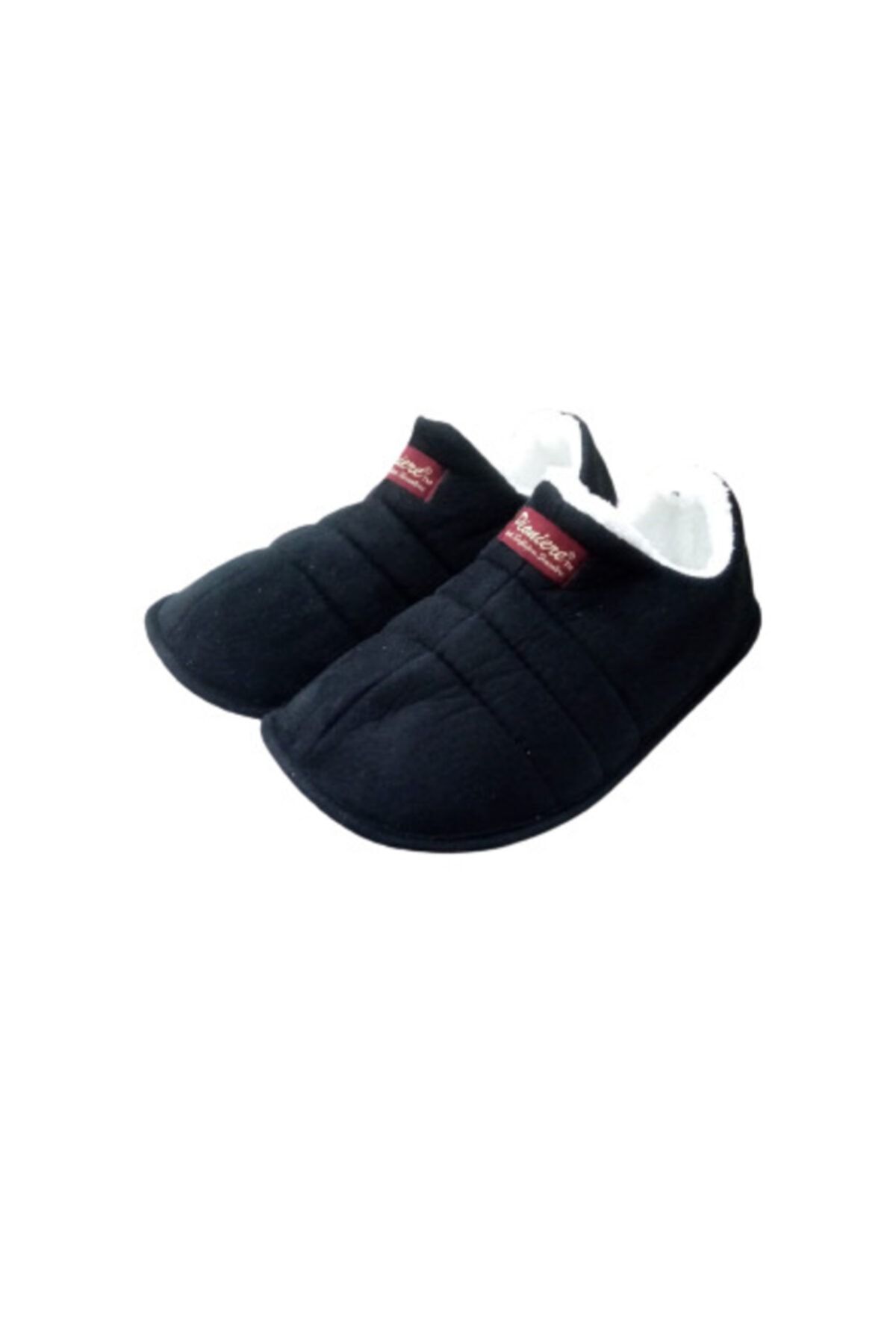 TREND AYAKKABI Unisex Siyah Ev Patiği Ev Ayakkabısı