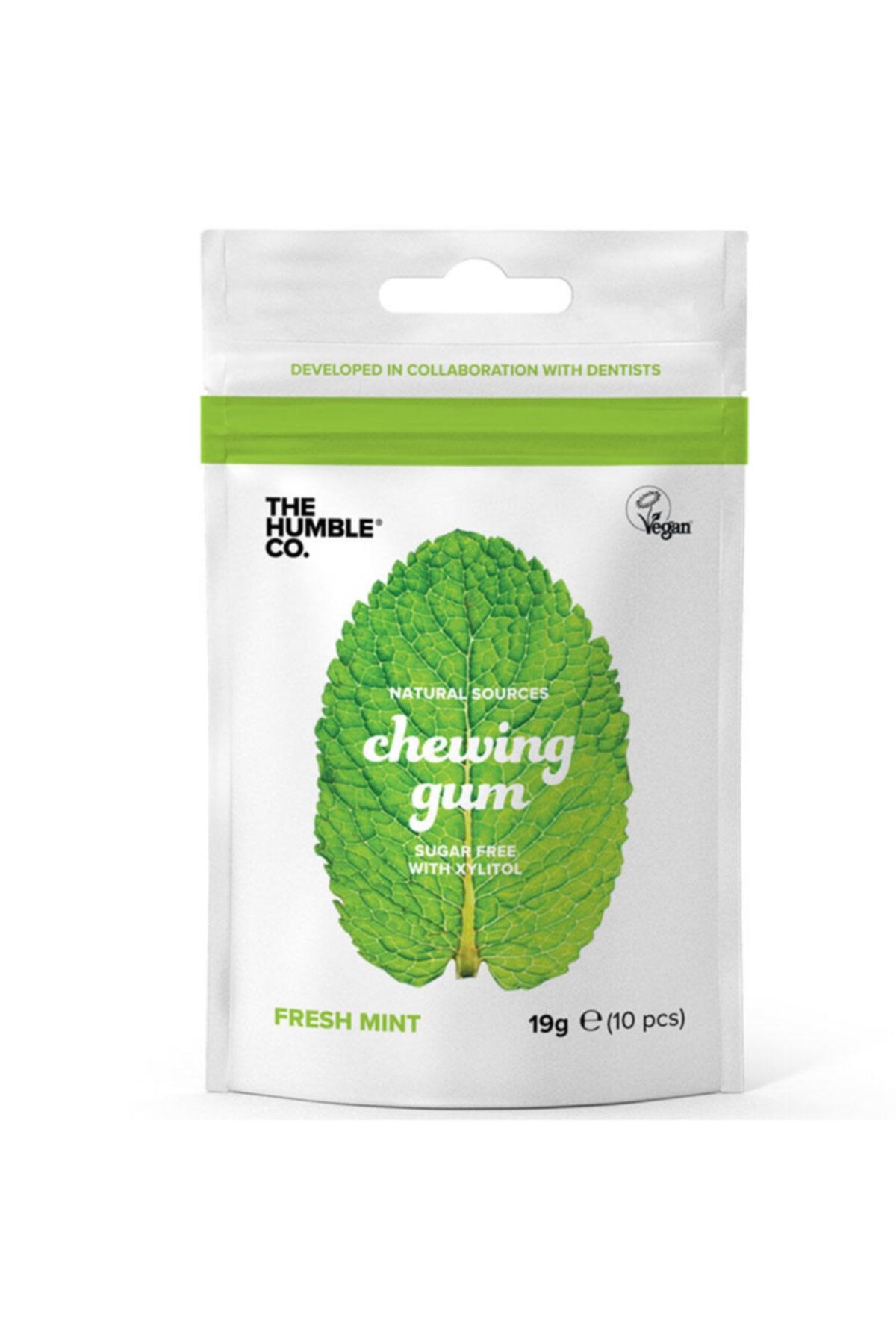 Humble Brush Doğal Vegan Taze Nane Aromalı Sakız 19 gr